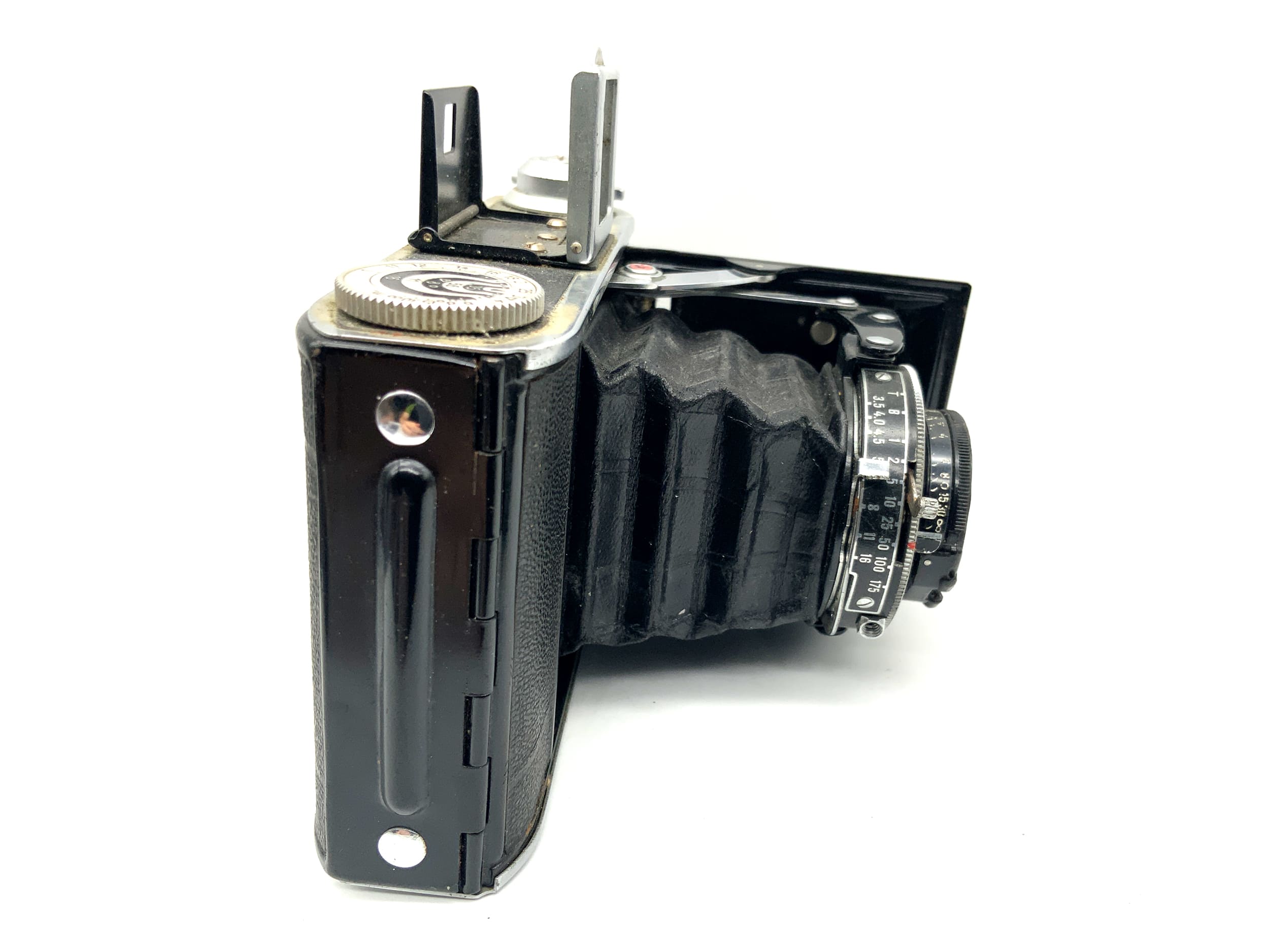 Appareil photo pliant Voigtländer Bessa 66 avec caméra analogique Voigtländer 1:3,5 7,5 cm Prontor II