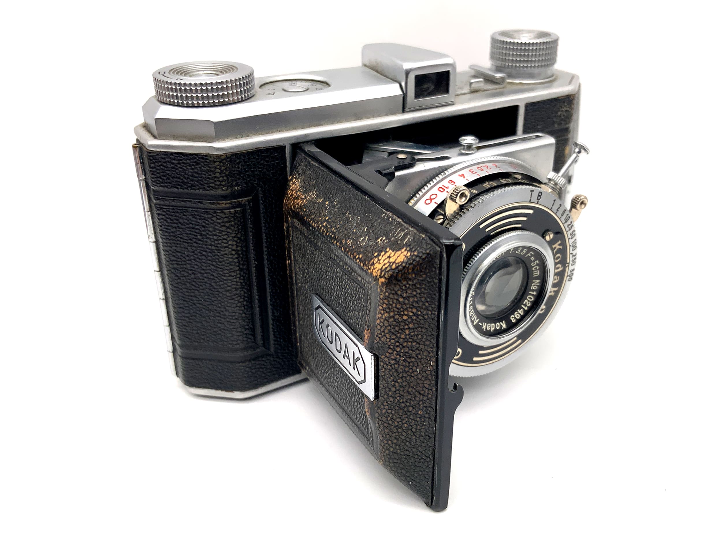 Appareil photo pliable Kodak Retina avec objectif Ektar f:3.5 F=5cm, appareil photo analogique Compur-Rapid