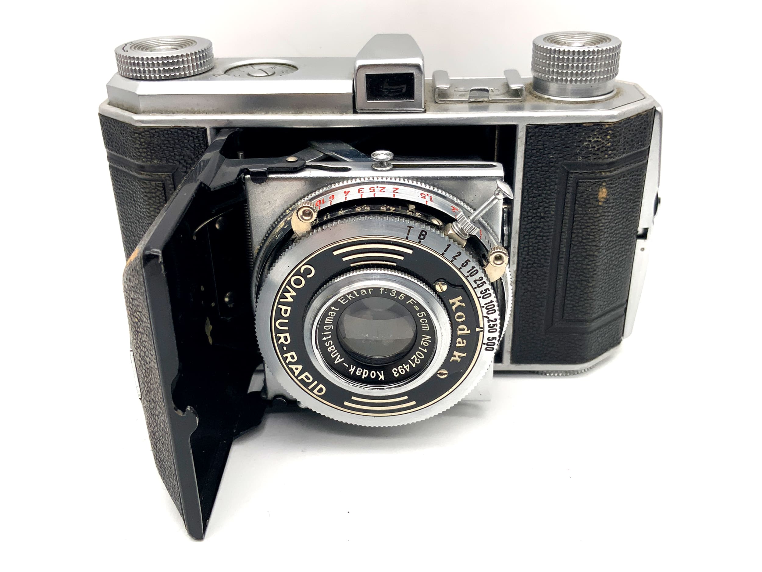 Appareil photo pliable Kodak Retina avec objectif Ektar f:3.5 F=5cm, appareil photo analogique Compur-Rapid