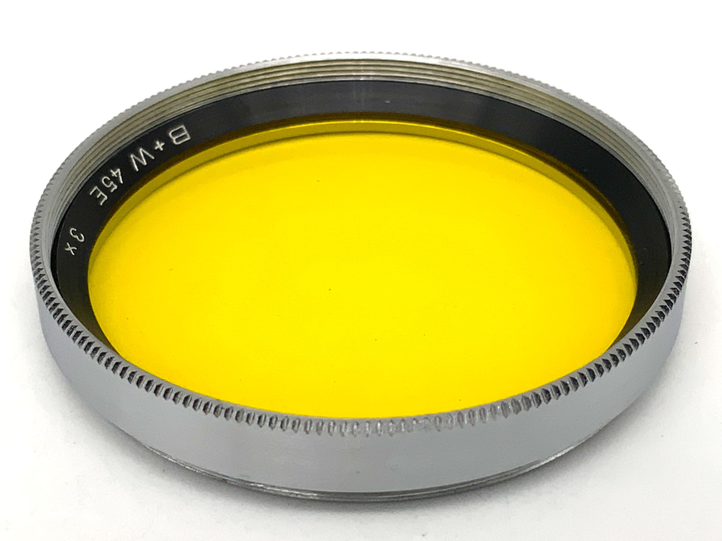 Filtre couleur B+W 45E, 3 filtres jaunes, filetage circulaire de 45 mm