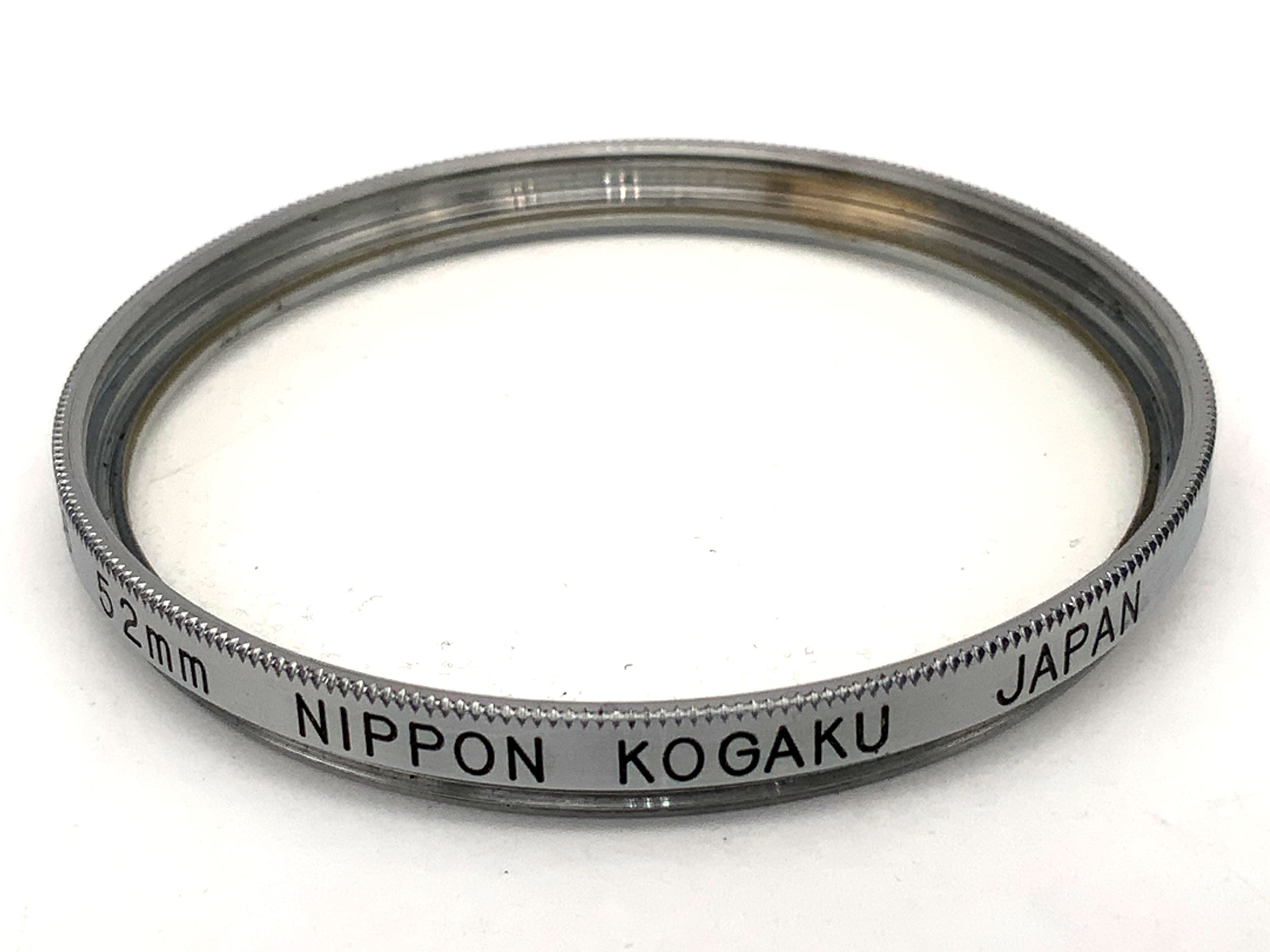 Filtre UV Nikon Nippon Kogaku L38 chromé, filetage circulaire de 52 mm