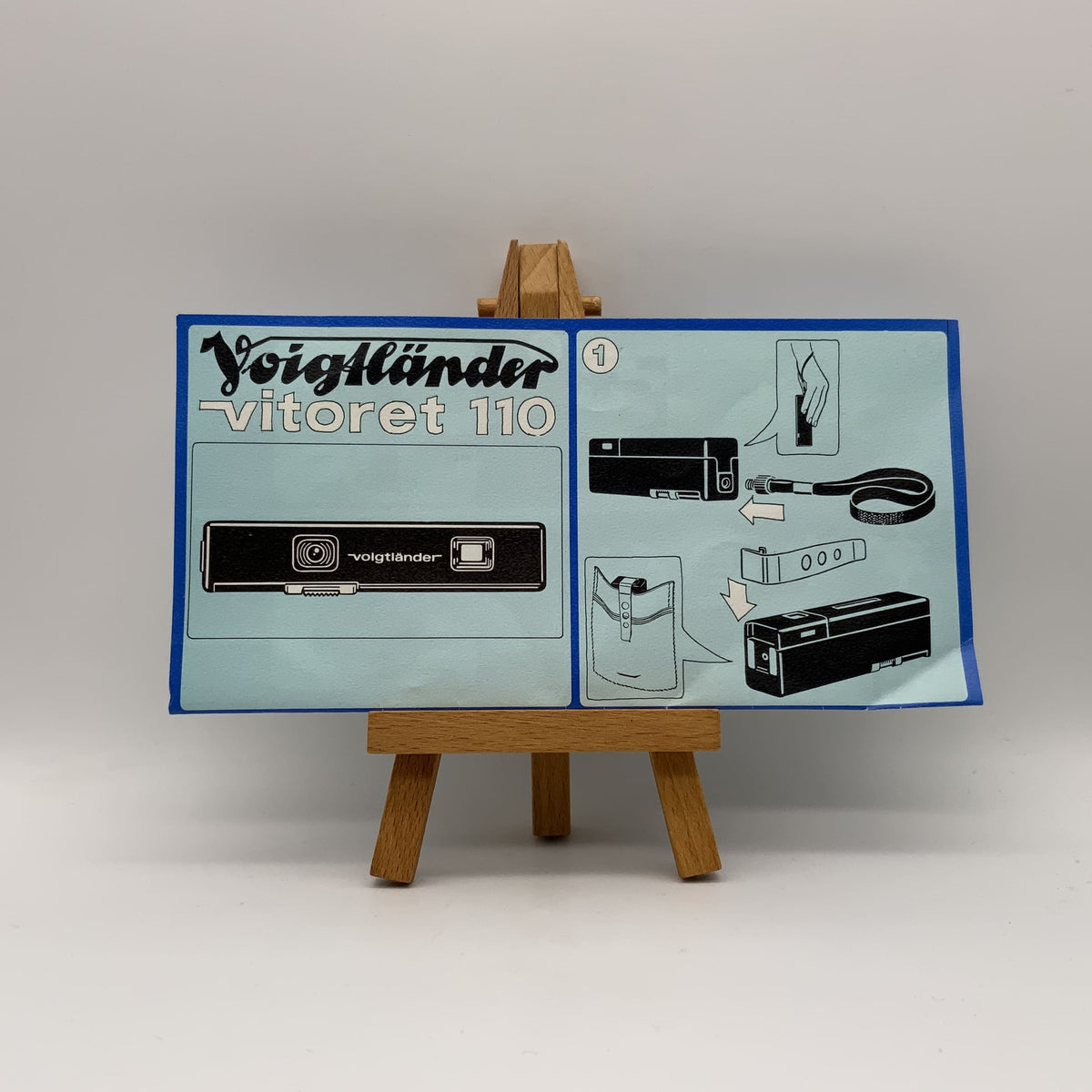 Voigtländer Vitoret 110 Mini Guide de démarrage rapide Manuel d'utilisation allemand