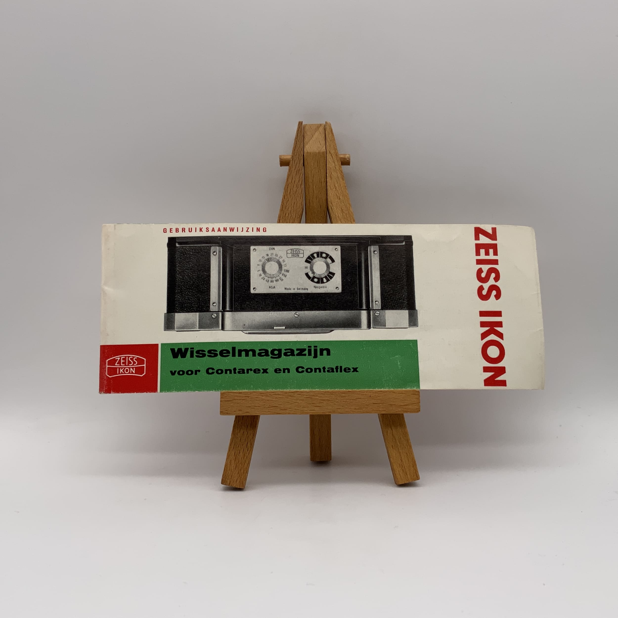 Zeiss Ikon Wisselmagazijn voor Contarex en Contaflex Anleitung Niederlande