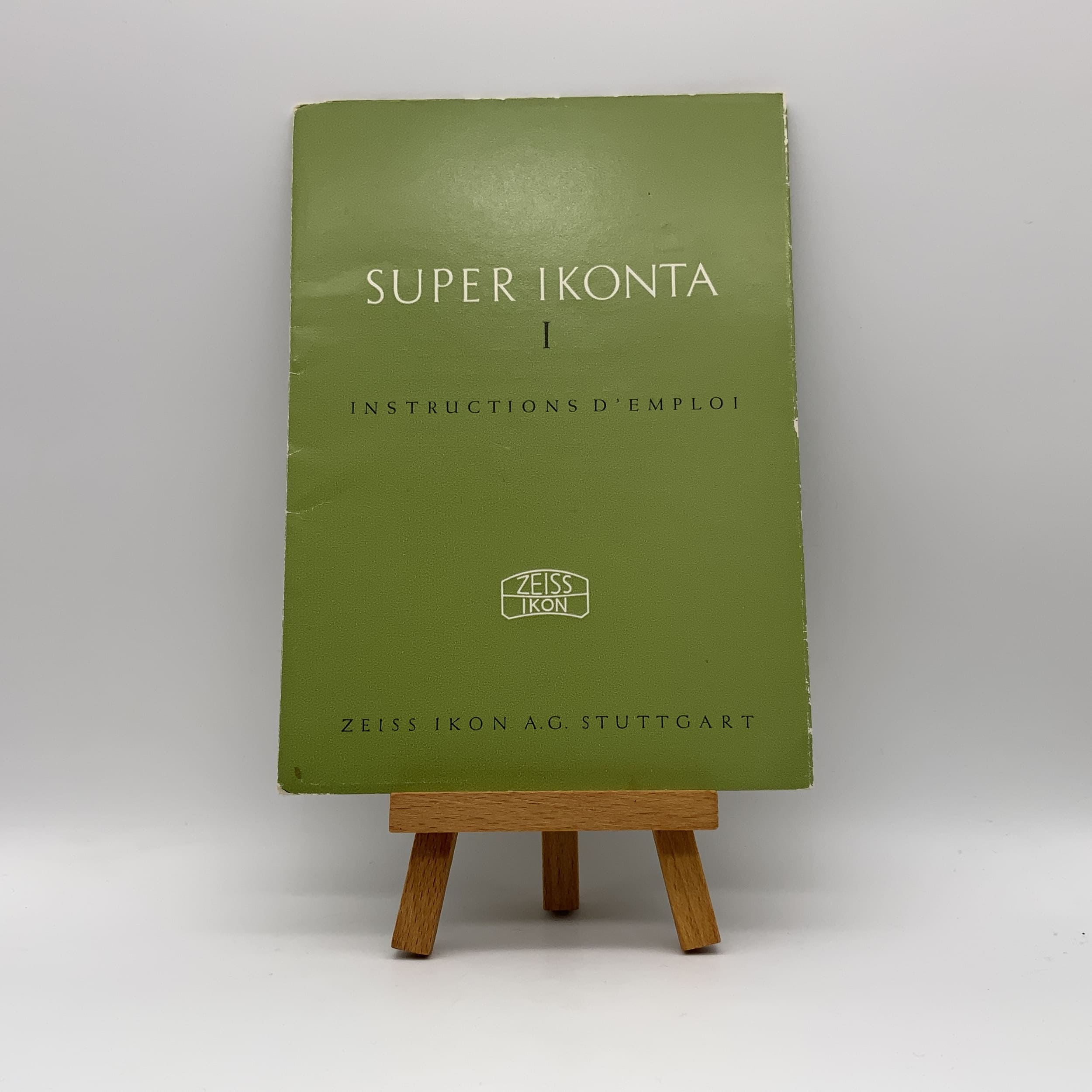 Zeiss Ikon Super Ikonta I User Manual (French)
