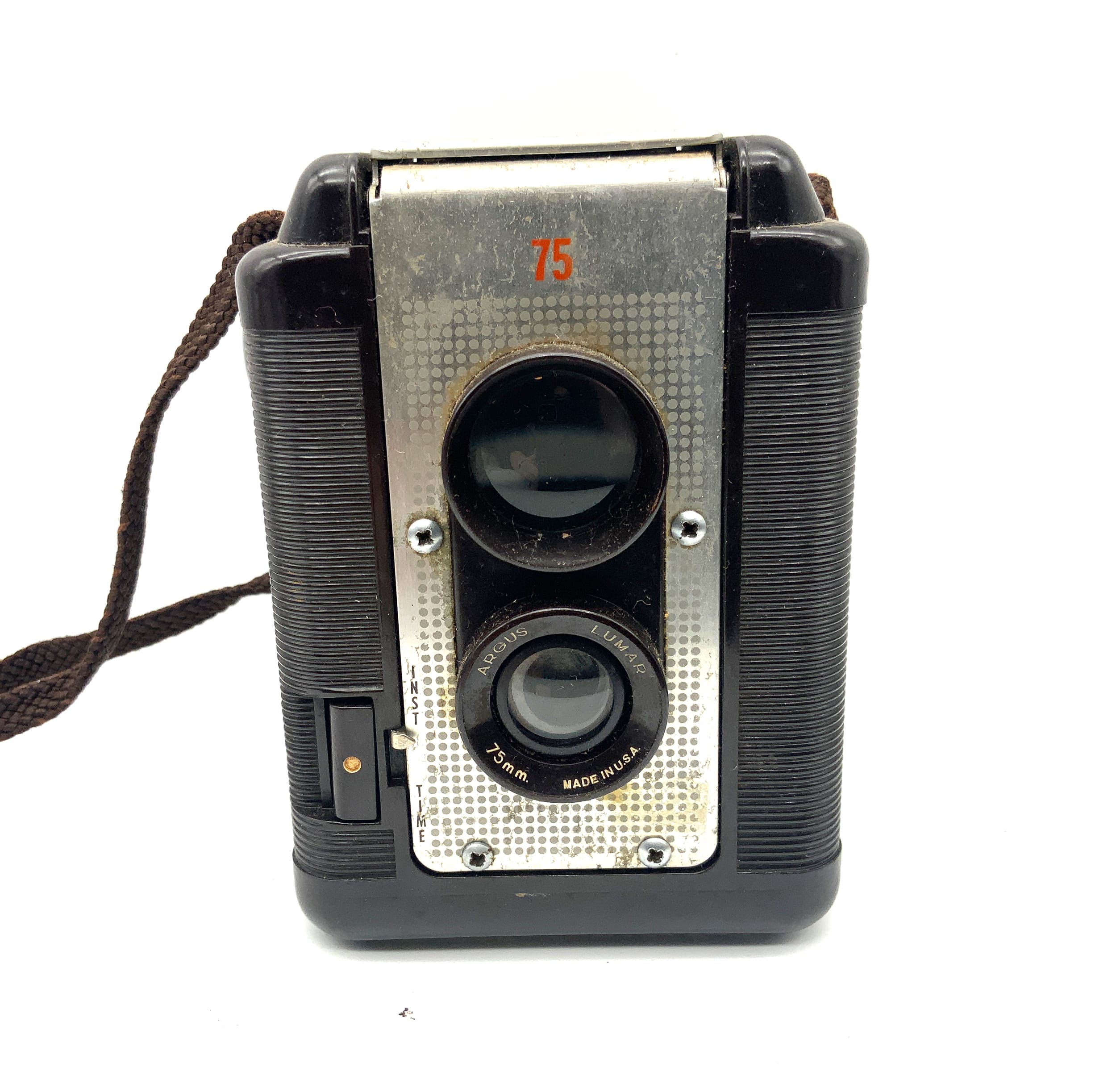Argus 75 TLR mit Lumar 75mm Zweiäugige Analogkamera