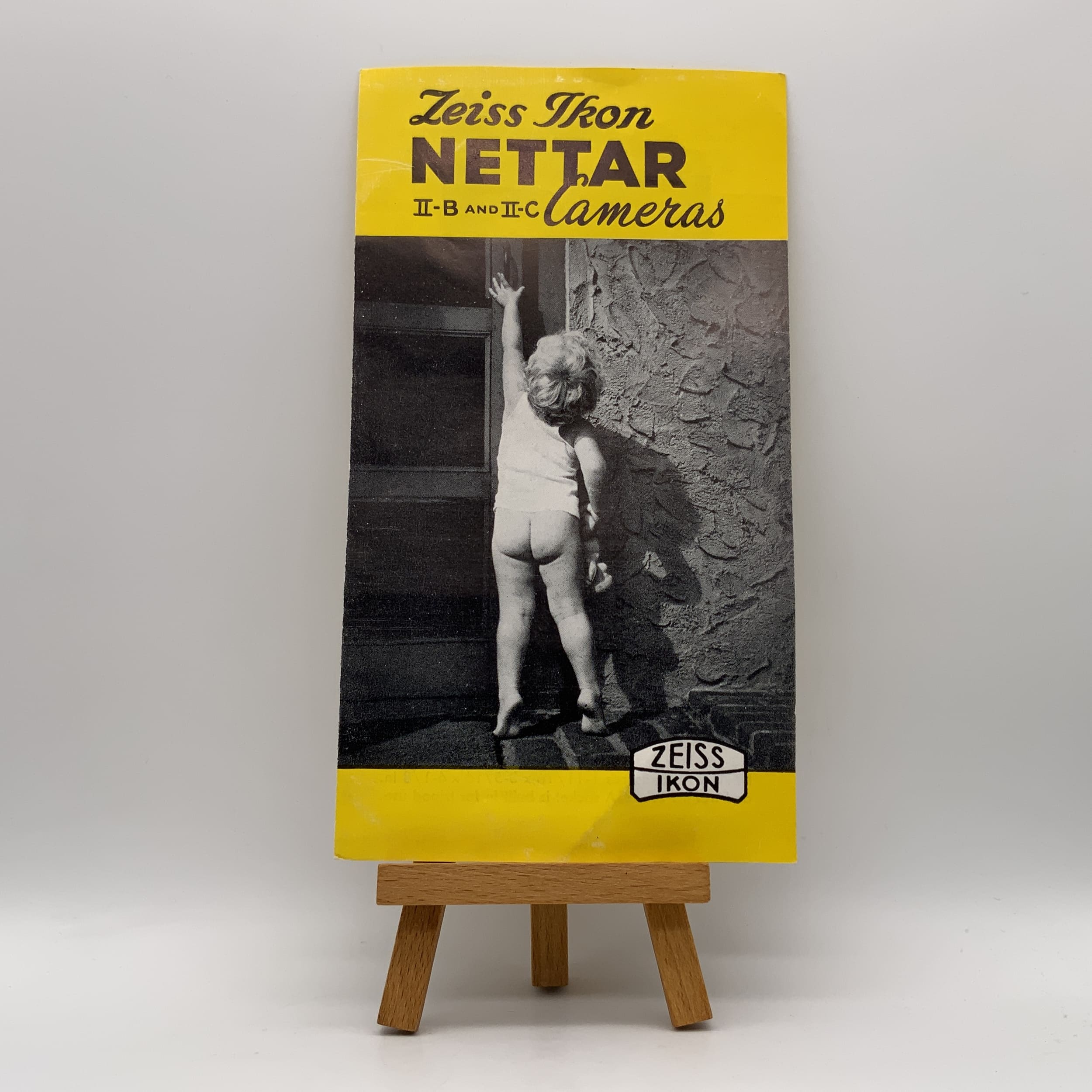 Zeiss Ikon Nettar II-B and II-C Cameras Brochure Information Booklet (English)