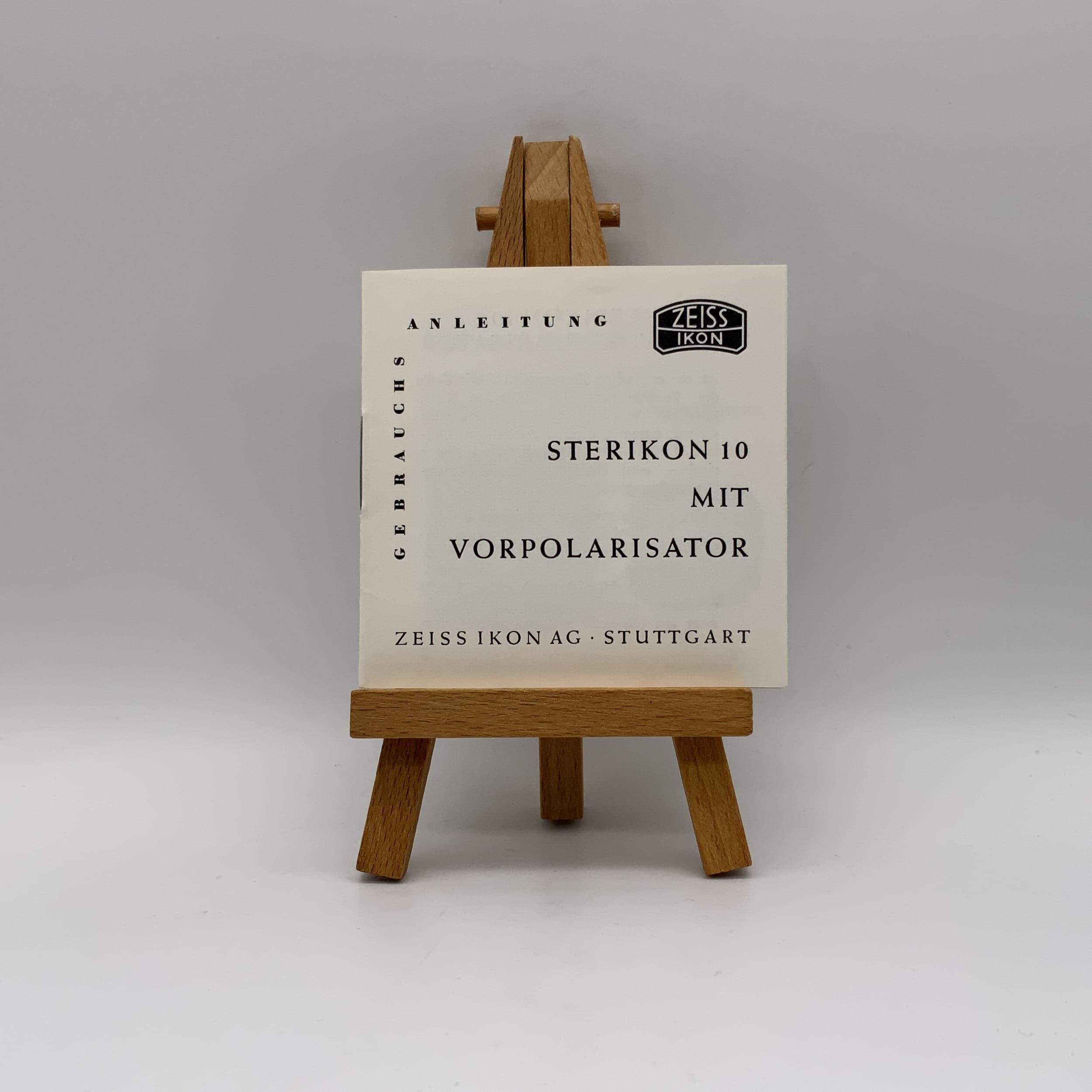 Zeiss Ikon Sterikon 10 with prepolarization User manual German