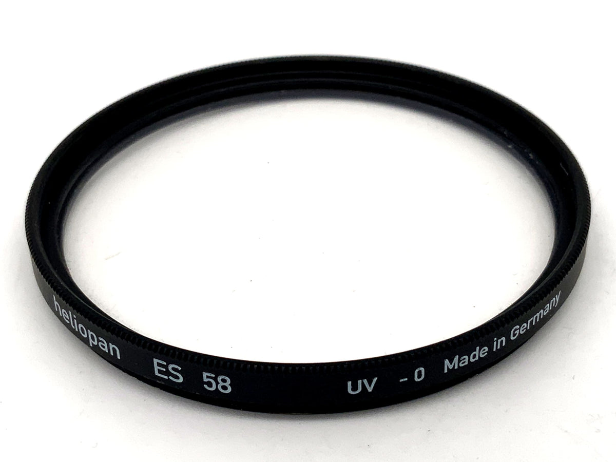 Filtre Heliopan UV ES 58-0, filetage circulaire de 58 mm