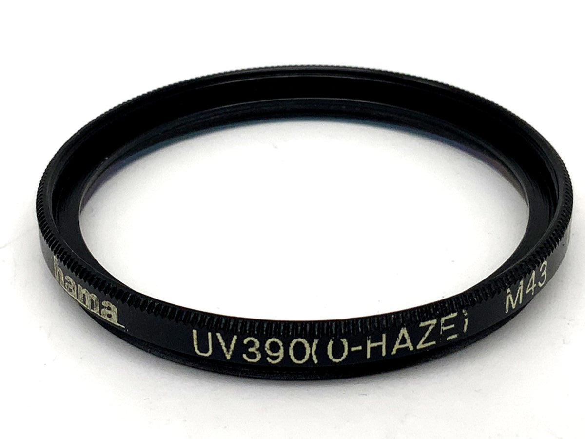 Filtre Hama UV 390 (0-Haze) M43 (IV) Filetage circulaire de 43 mm