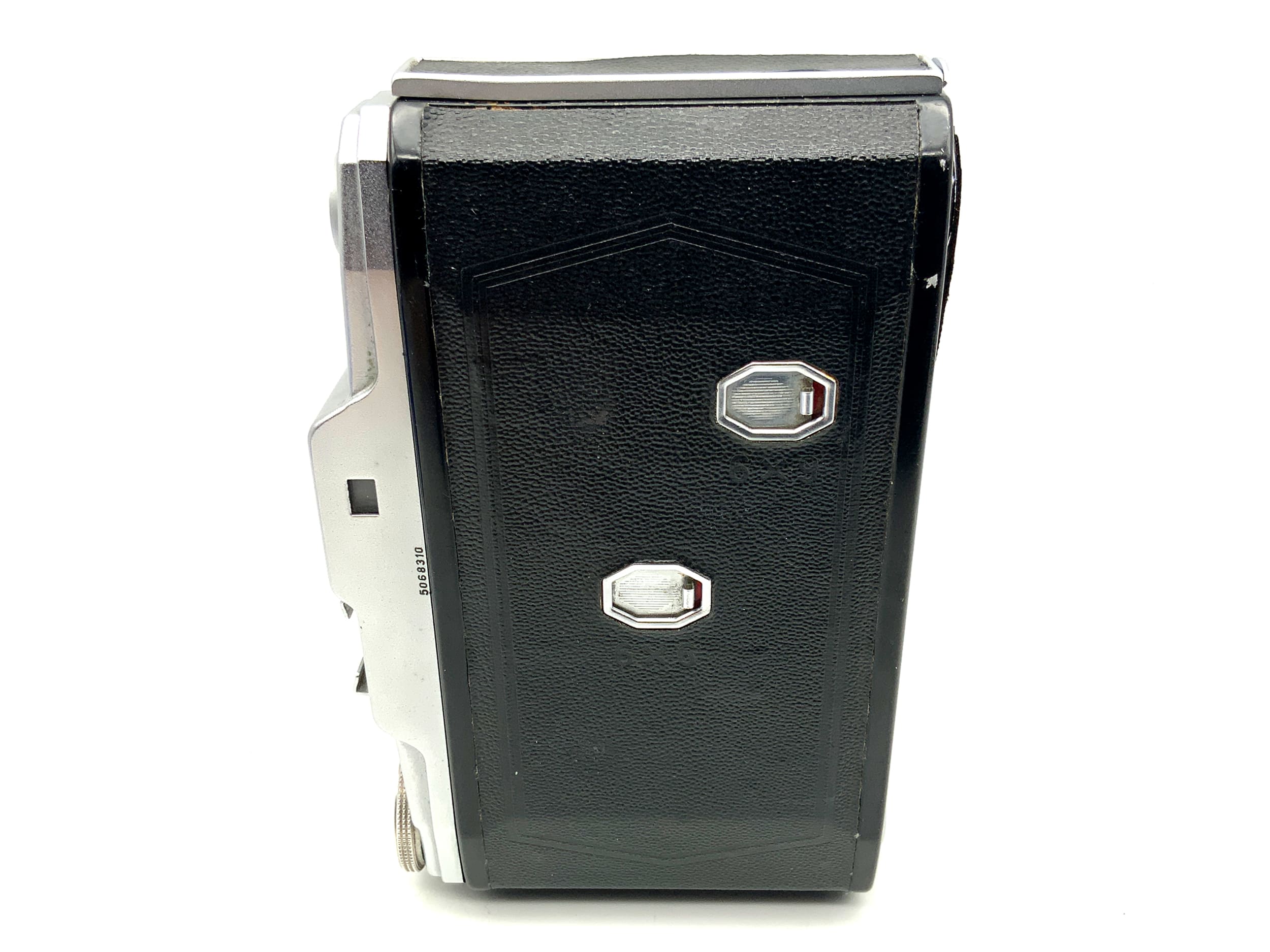 Appareil photo pliant Pentacon Ercona II avec objectif Novar Anastigmat 1:4.5 110 mm rouge V