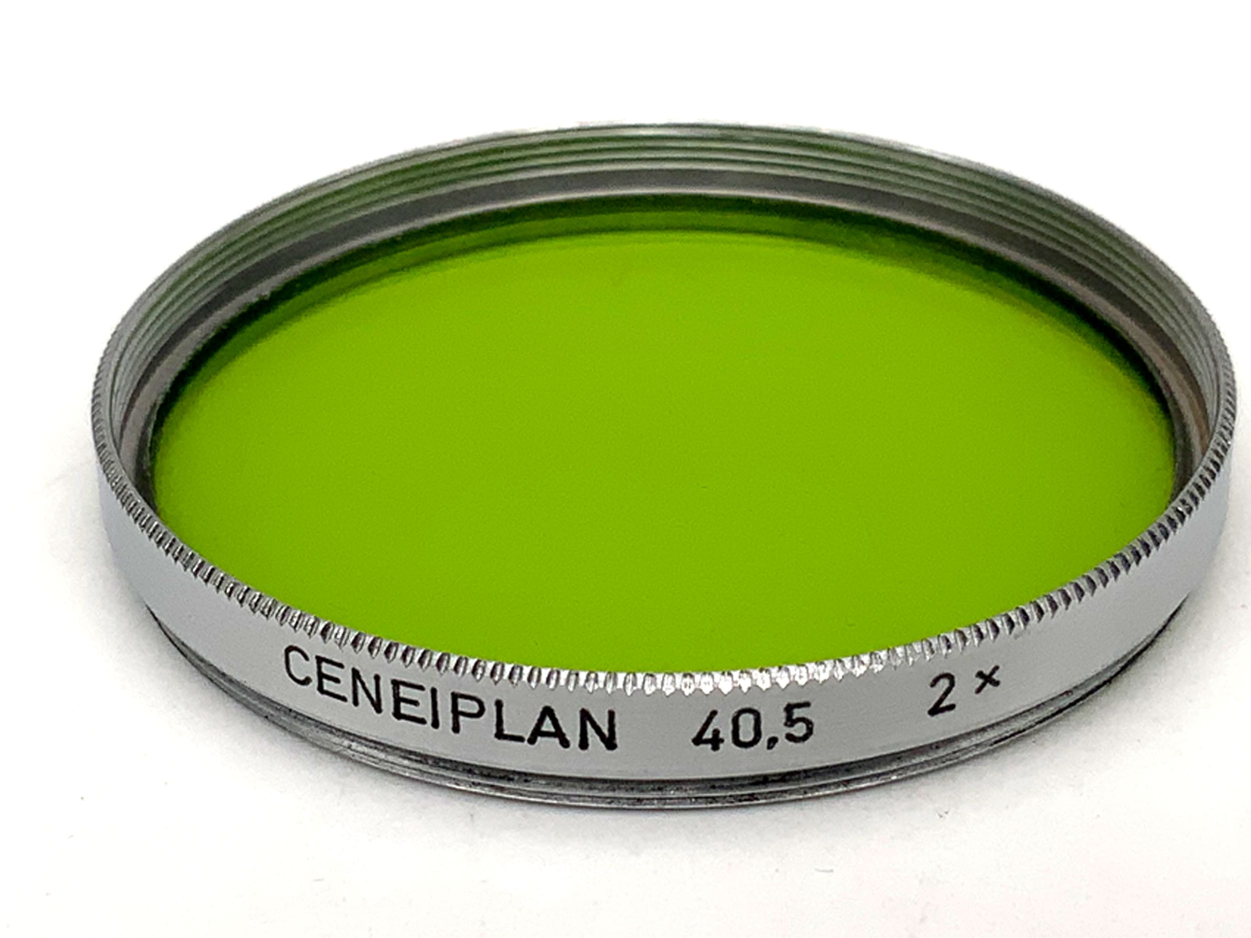 Filtre de couleur Ceneiplan 2x Filtre vert Filetage circulaire 40,5 mm