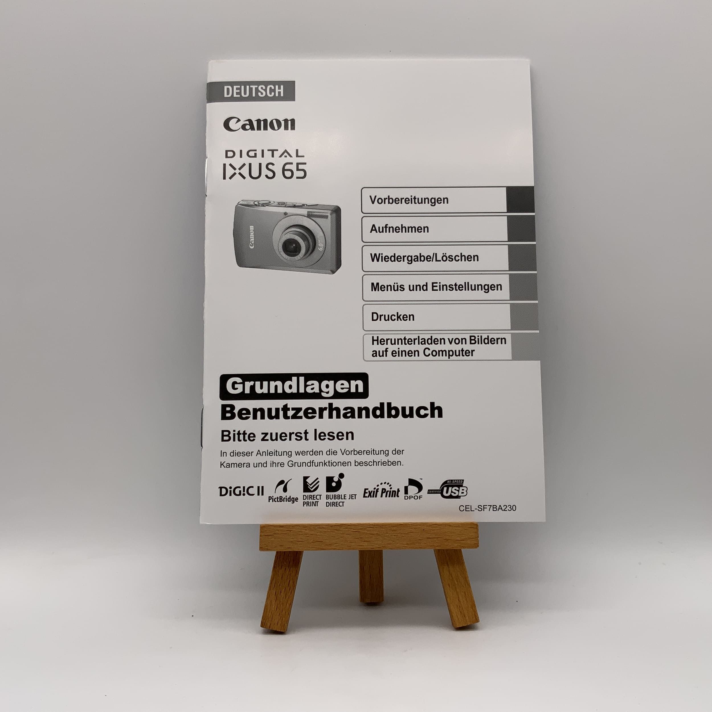 Canon IXUS 65 User Manual German Instructions for Use