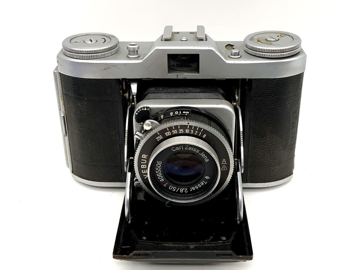 Balda Beltica folding camera with Carl Zeiss Tessar 1:2.8 50mm red T analog camera