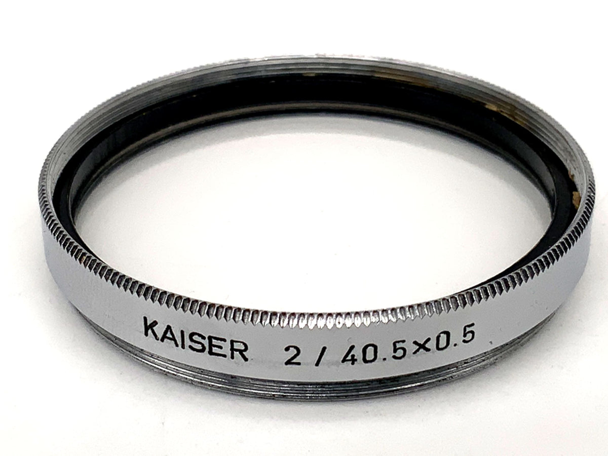 Objectif macro Kaiser 2/40,5x0,5, filetage pour filtre circulaire de 40,5 mm
