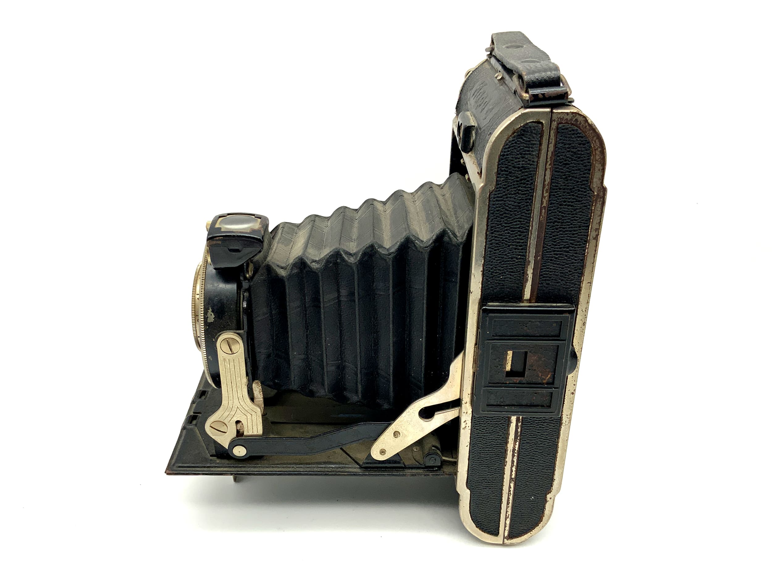 Appareil photo pliant Balda Hapo 5 Schneider Kreuznach Radionar f:4.5 F=10.5cm Prontor