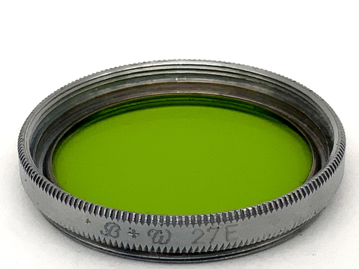 Filtre vert B+W 27E, filetage circulaire de 27 mm