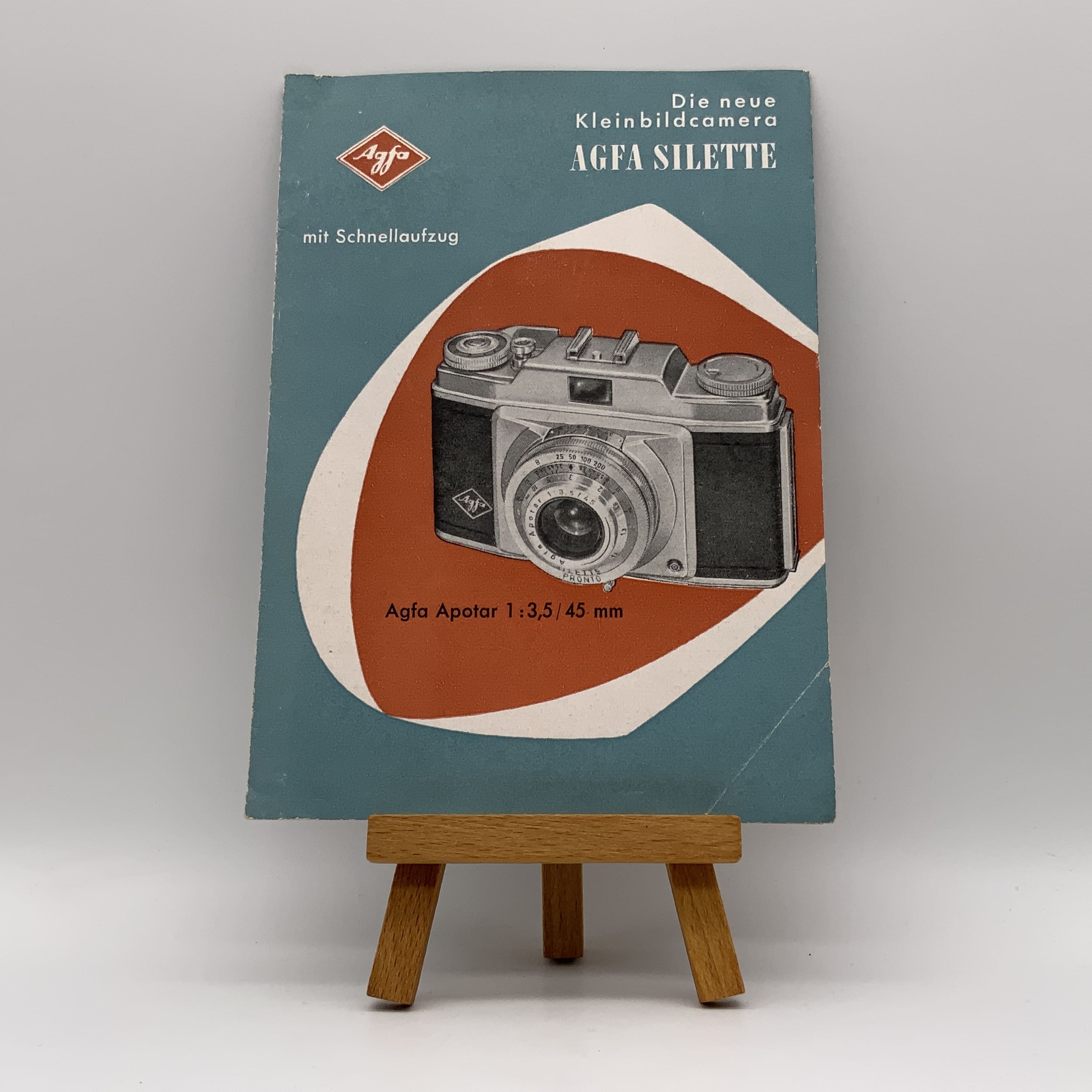Agfa Silette Le nouvel appareil photo 35 mm Livret d'information (allemand)
