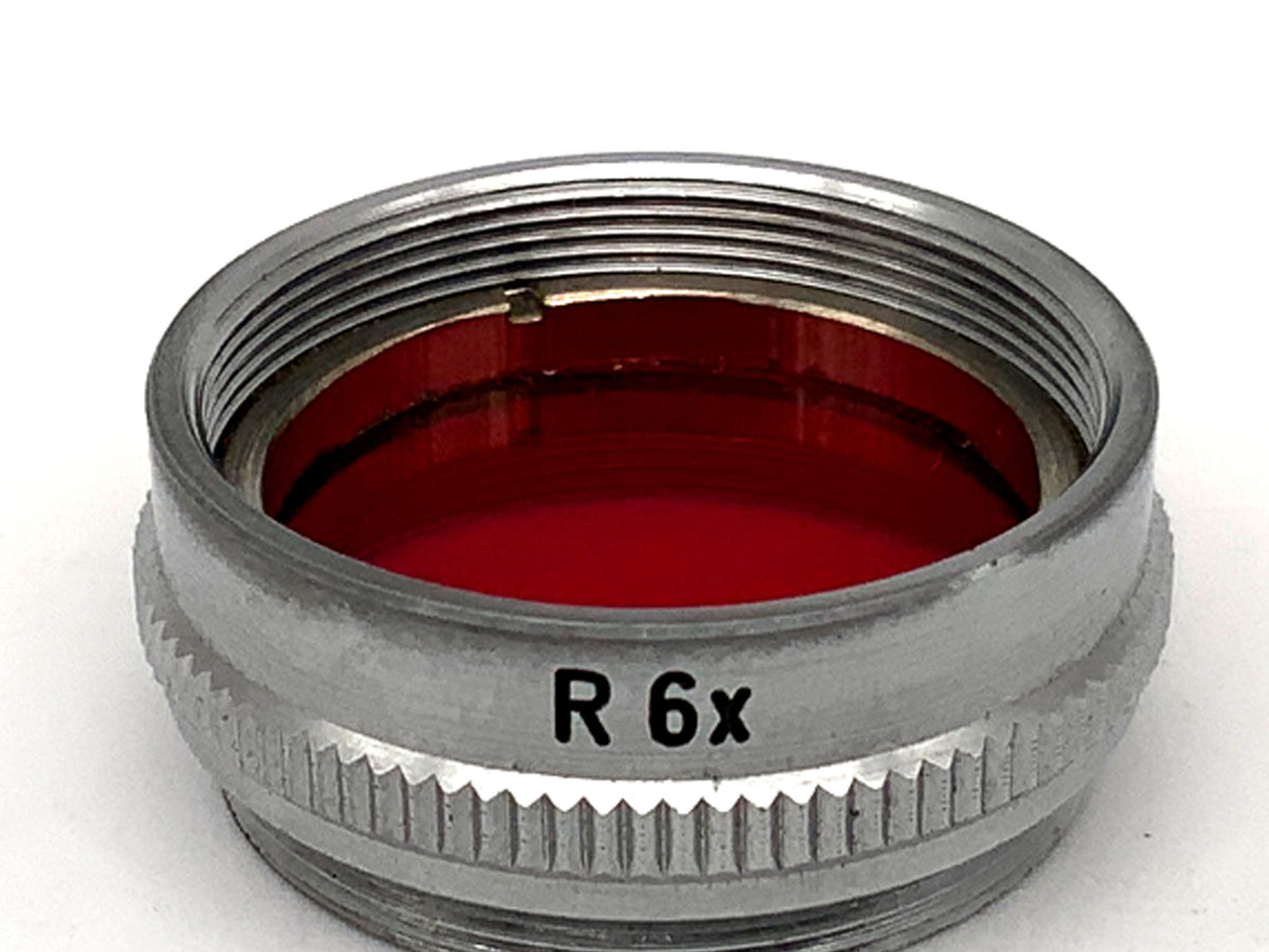 Filtre rouge R 6x, filetage circulaire de 20 mm