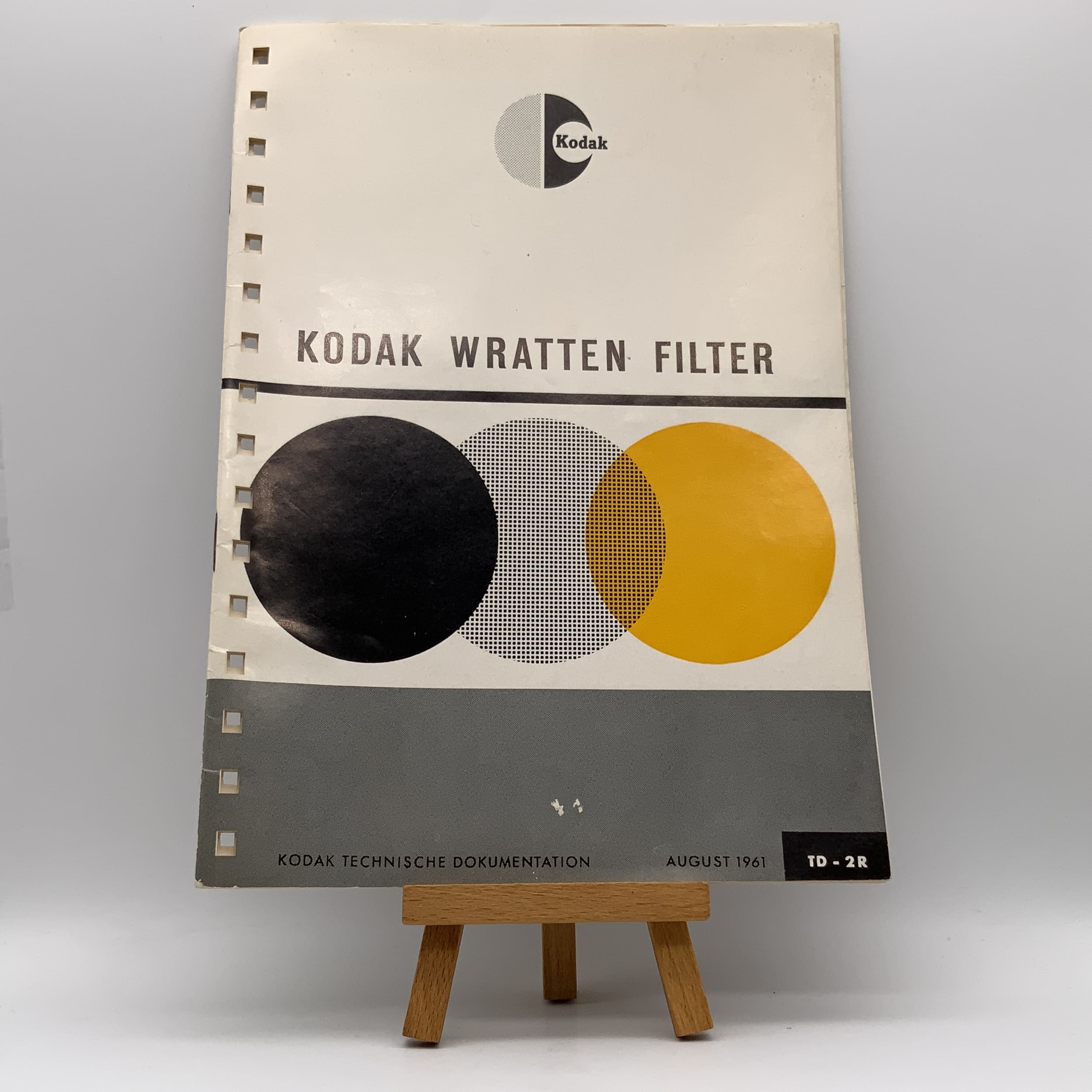 Livret d'informations sur les filtres Kodak Wratten (allemand)