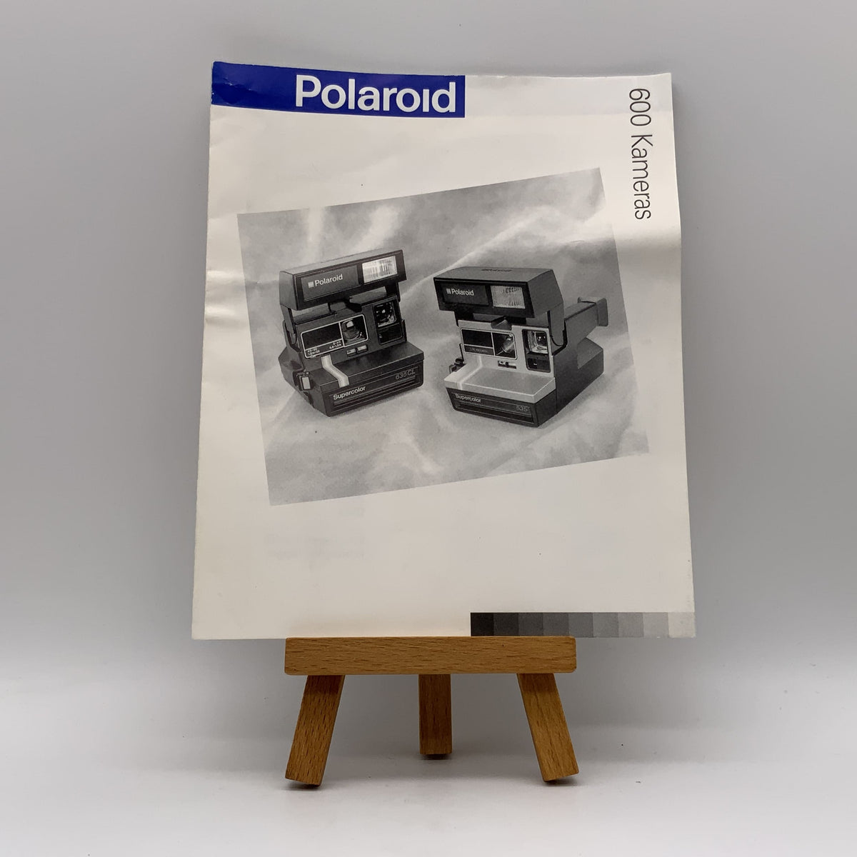 Manuel d'utilisation de l'appareil photo Polaroid 600 (allemand)