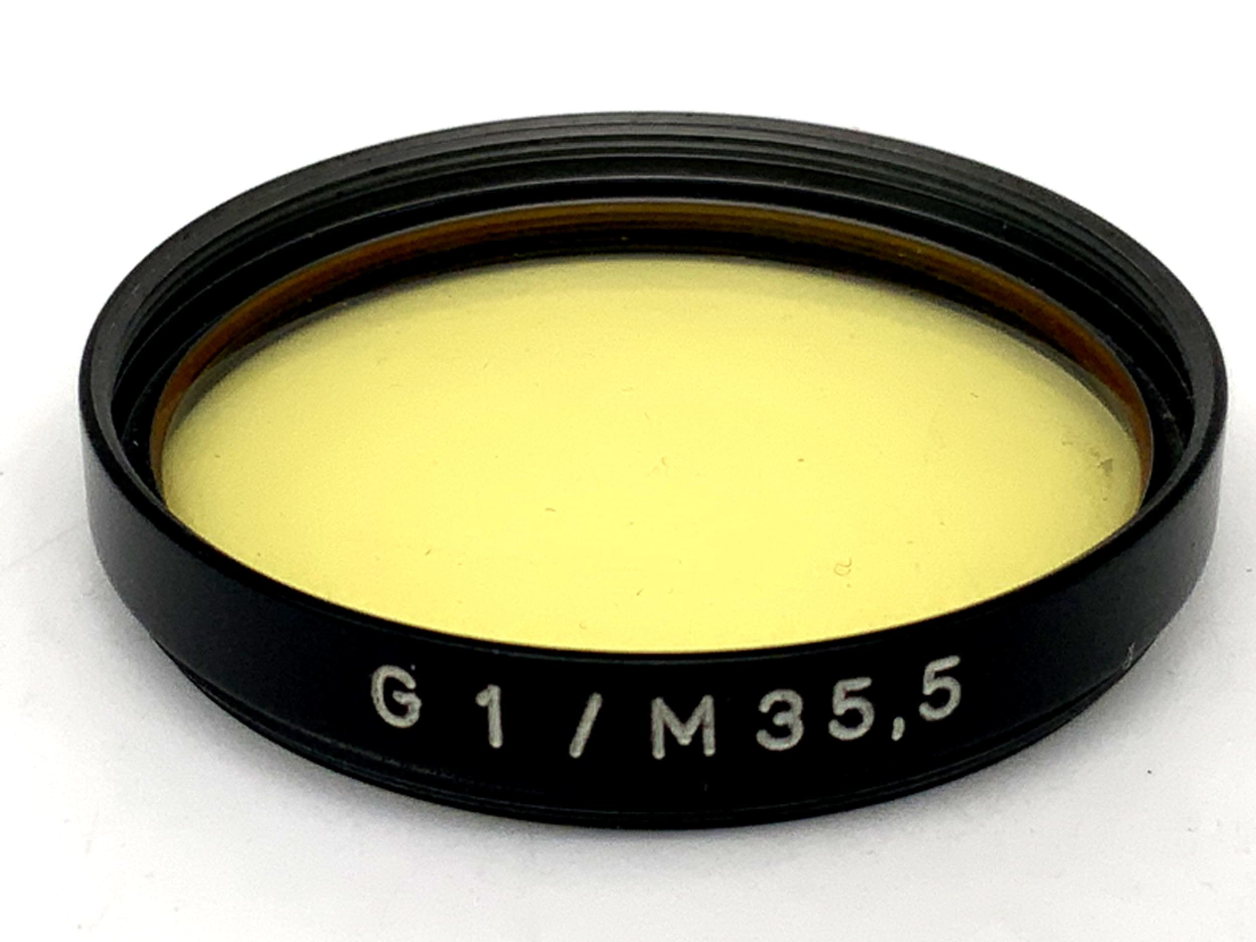 Carl Zeiss Jena color filter G1/M35.5 light yellow/light yellow filter 35.5mm