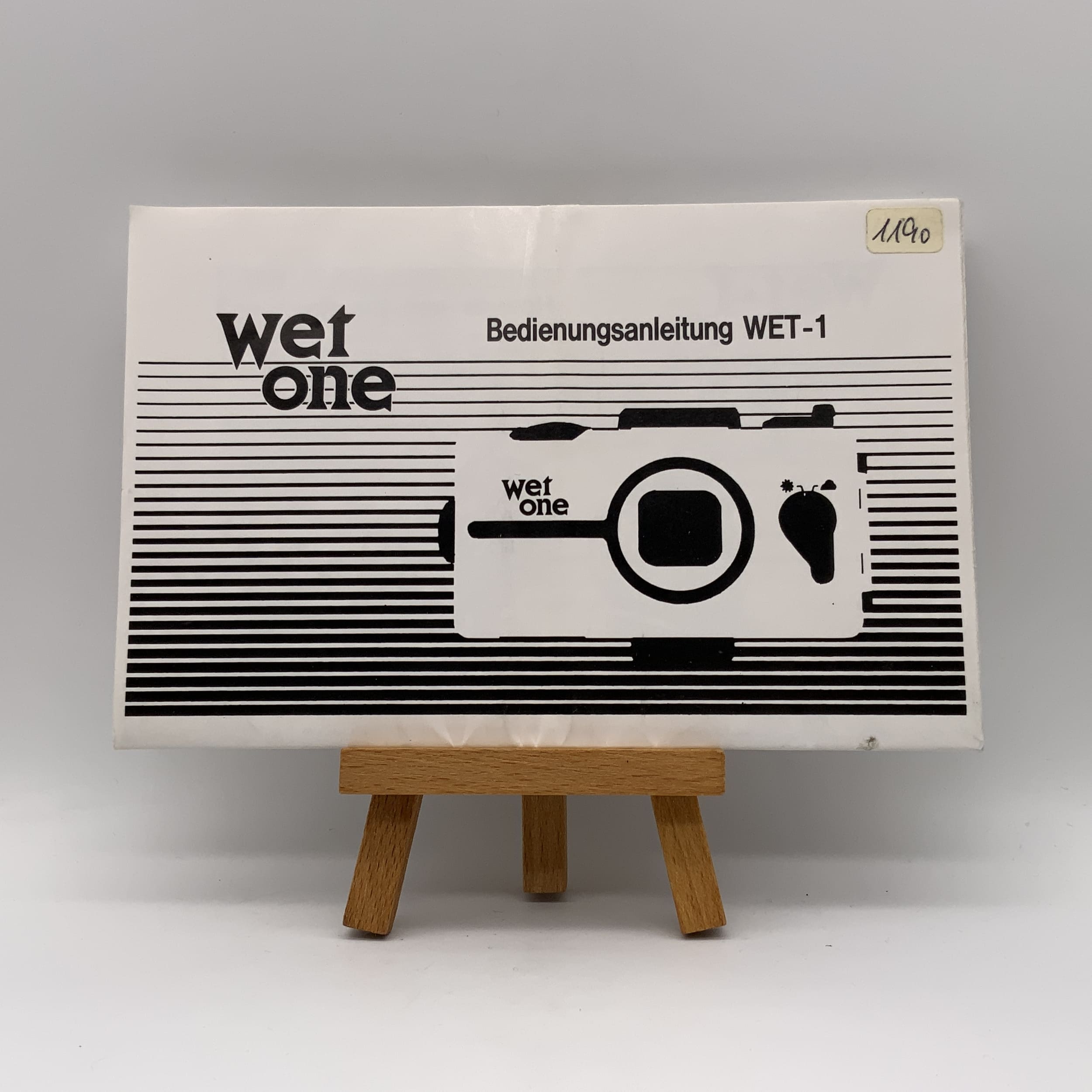 Manuel d'utilisation Wet One WET-1 (en allemand)