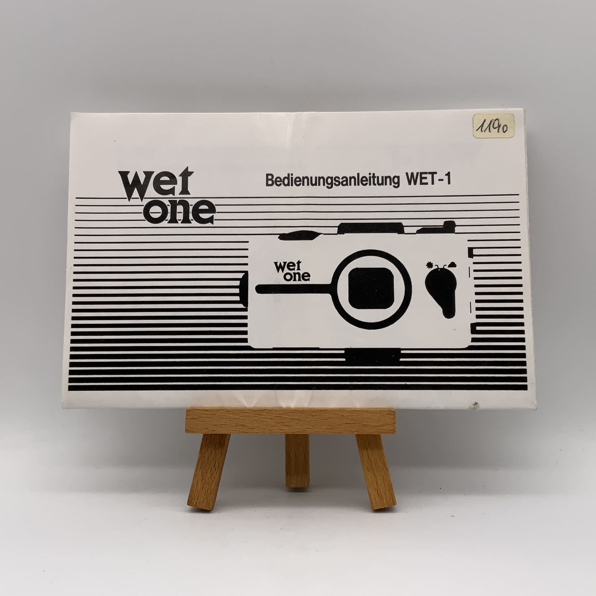Manuel d'utilisation Wet One WET-1 (en allemand)