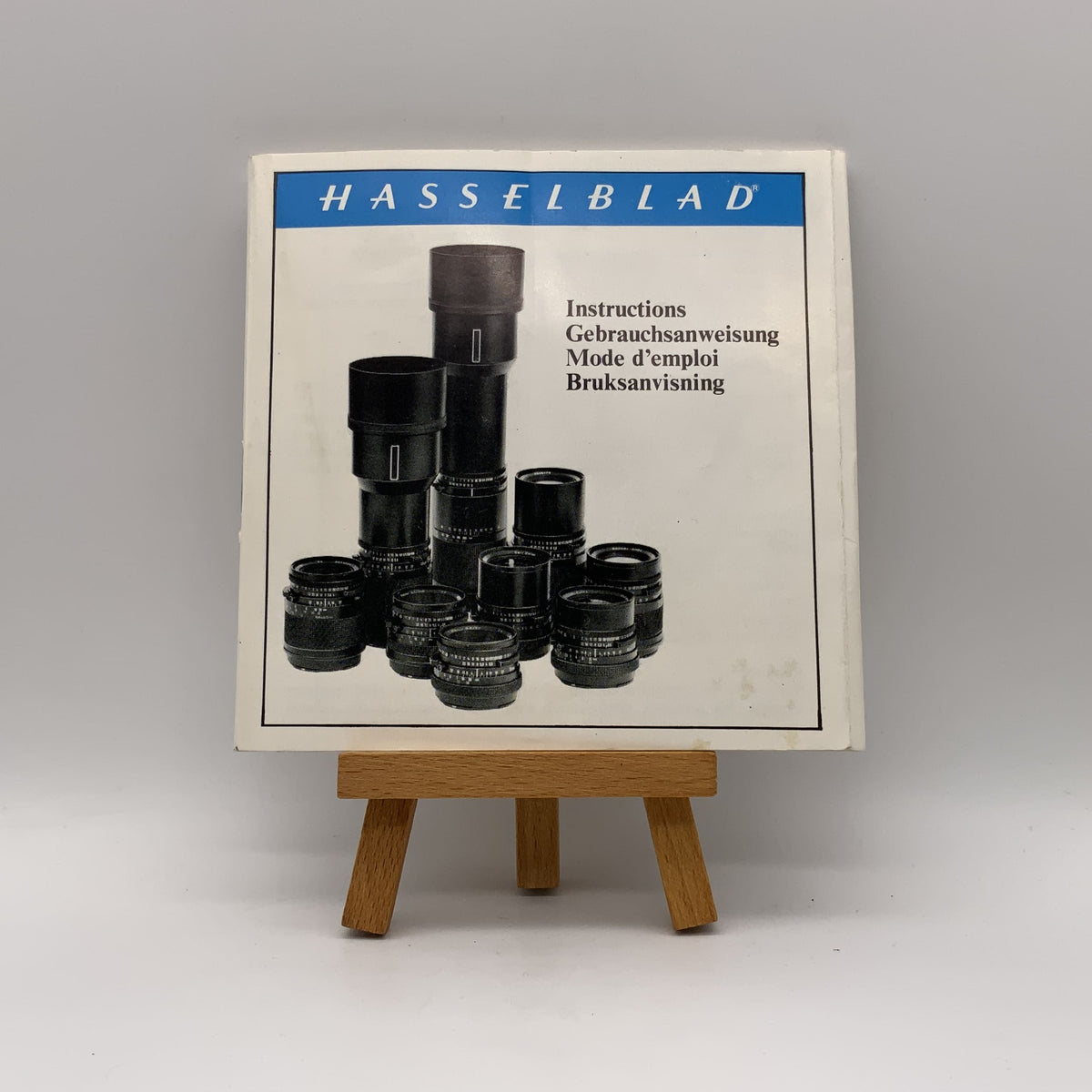 Manuel d'utilisation Hasselblad Distagon CF / Planar CF / Sonnar CF (allemand)