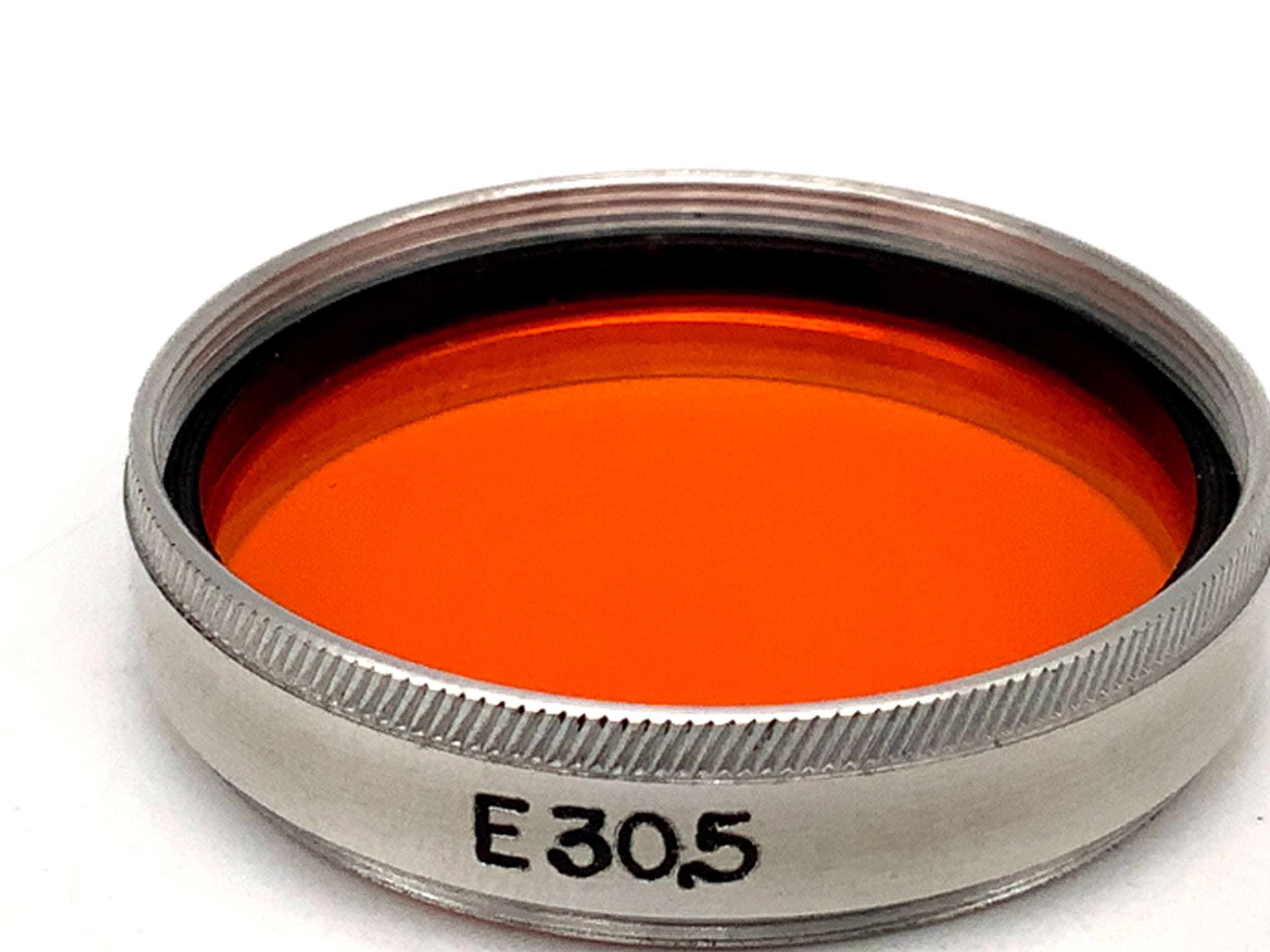 Filtre orange Arnz Jena E30.5, filetage circulaire de 30,5 mm