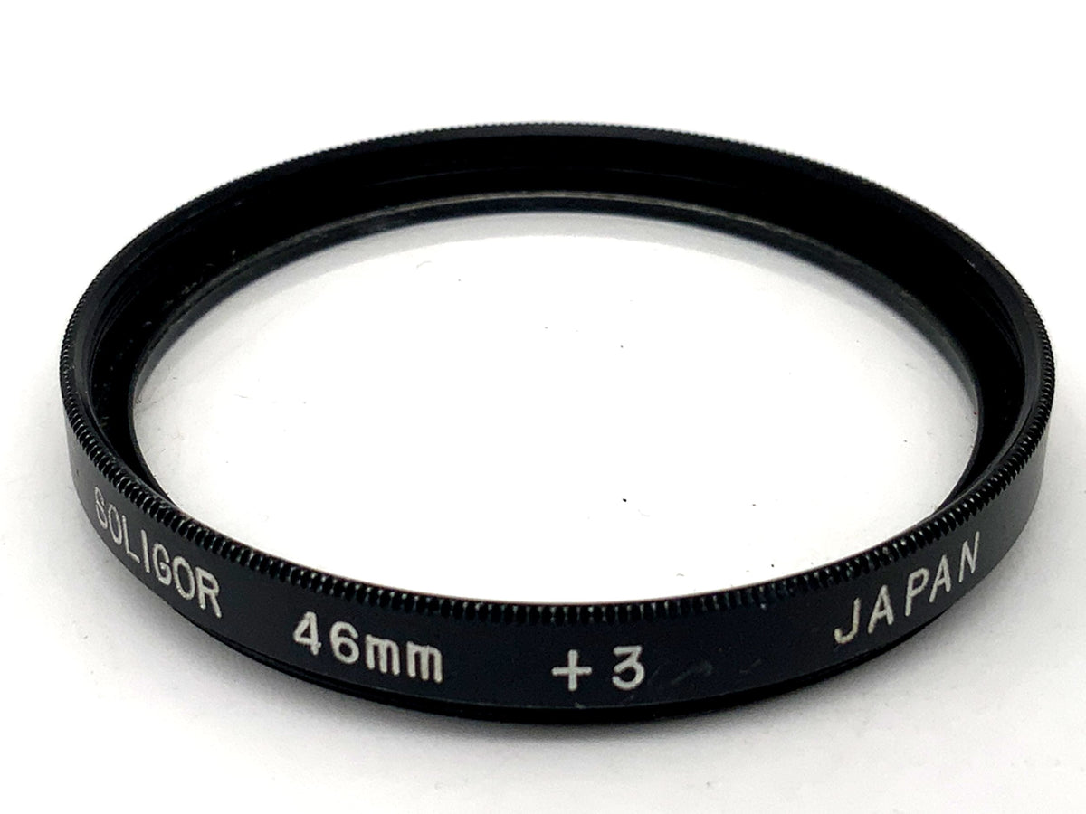 Objectif macro Soligor + 3 filtres, filetage circulaire de 46 mm