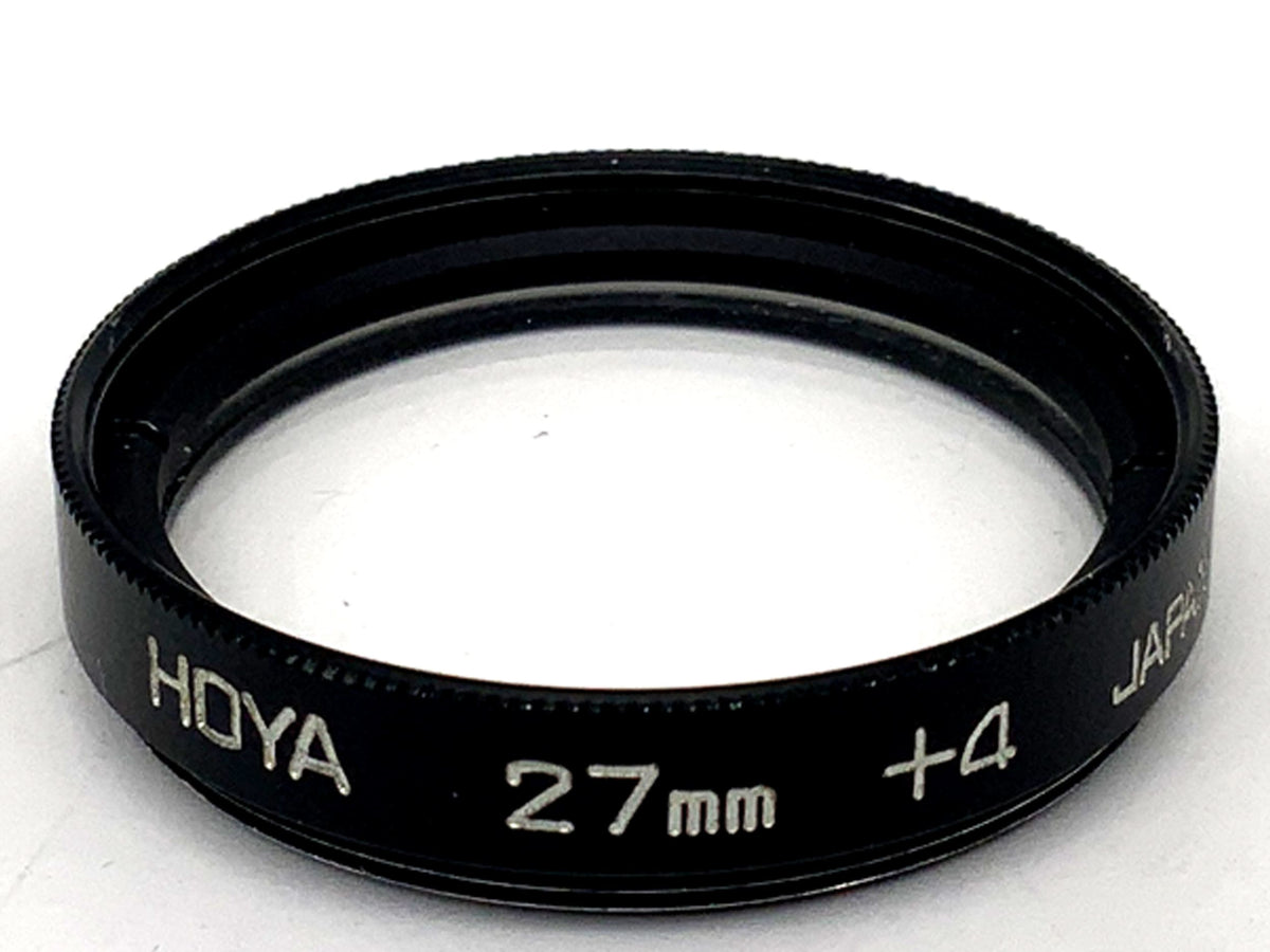 Objectif macro Hoya +4 Filtre 27 mm à filetage circulaire