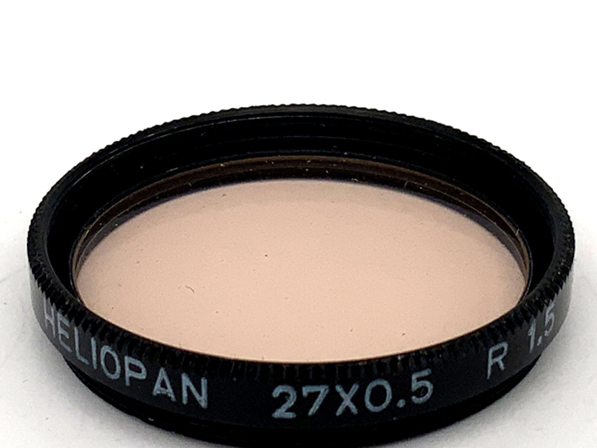 Filtre de correction Heliopan Skylight 27x0,5 R1,5 -0 circulaire de 27 mm