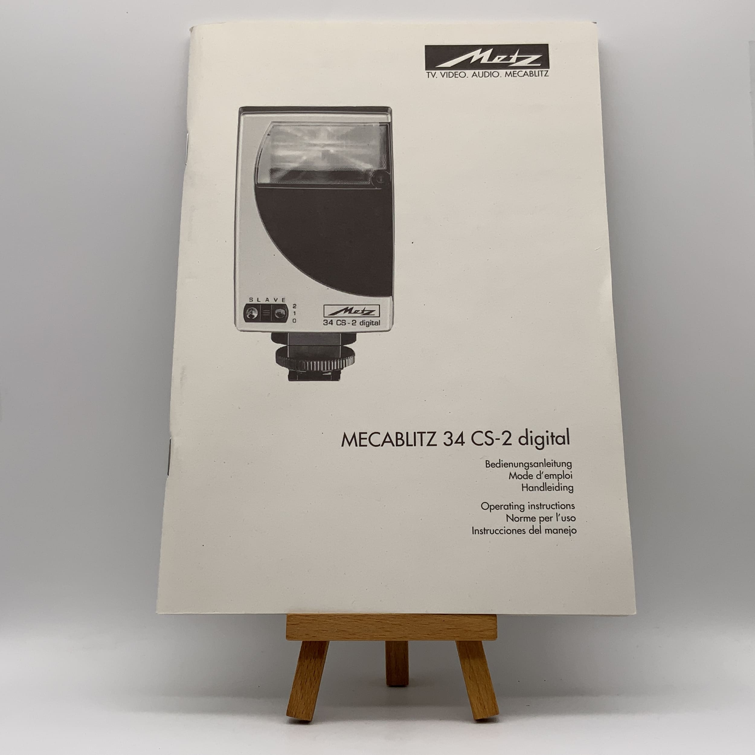 Manuel d'utilisation numérique Metz Mecablitz 34 CS-2 (allemand)