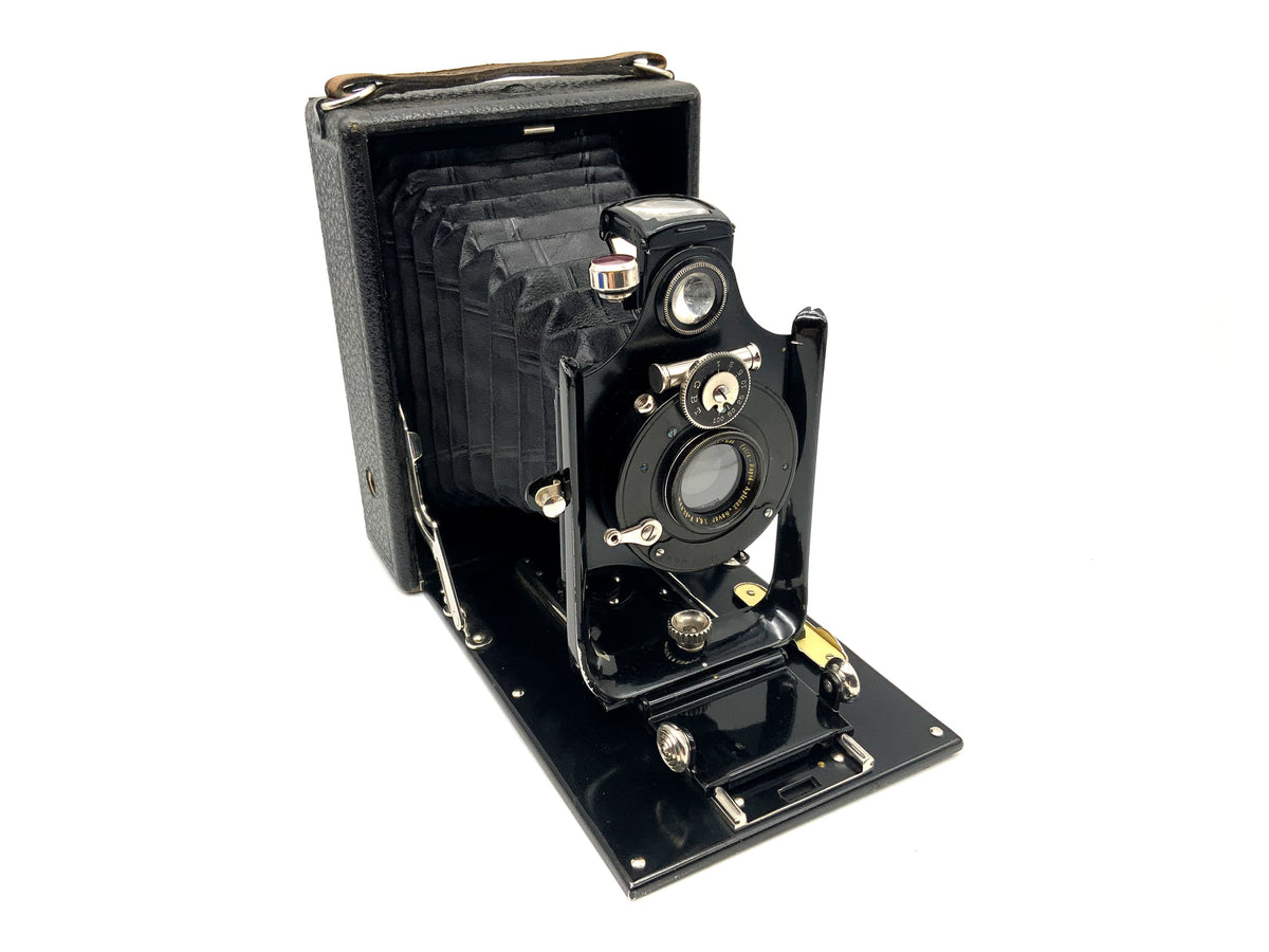Caméra à plaque Ica Dresden Corrida 155 Extra Rapid Aplanat Novar 1:6.8 F013.5cm