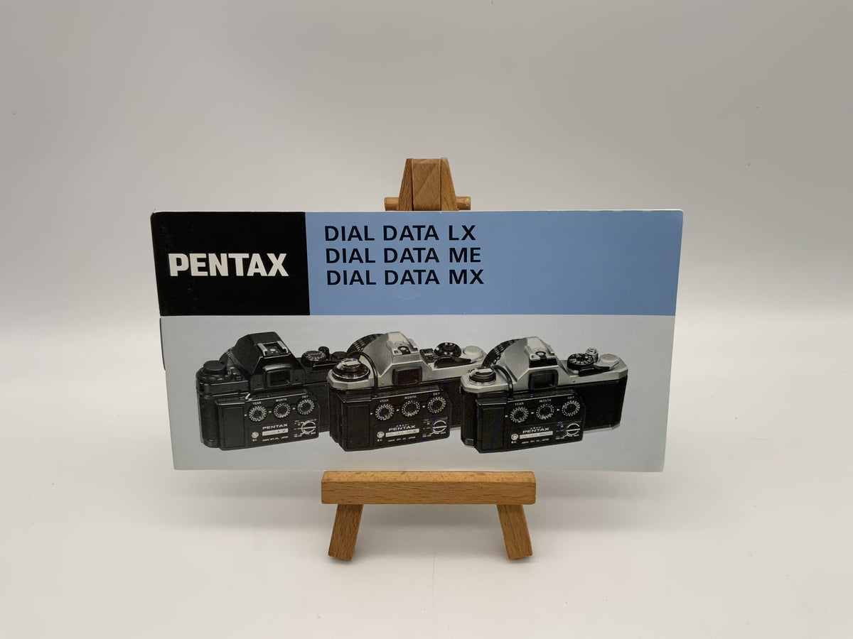 Manuel d'utilisation Pentax Dial Data LX / ME / MX (allemand)