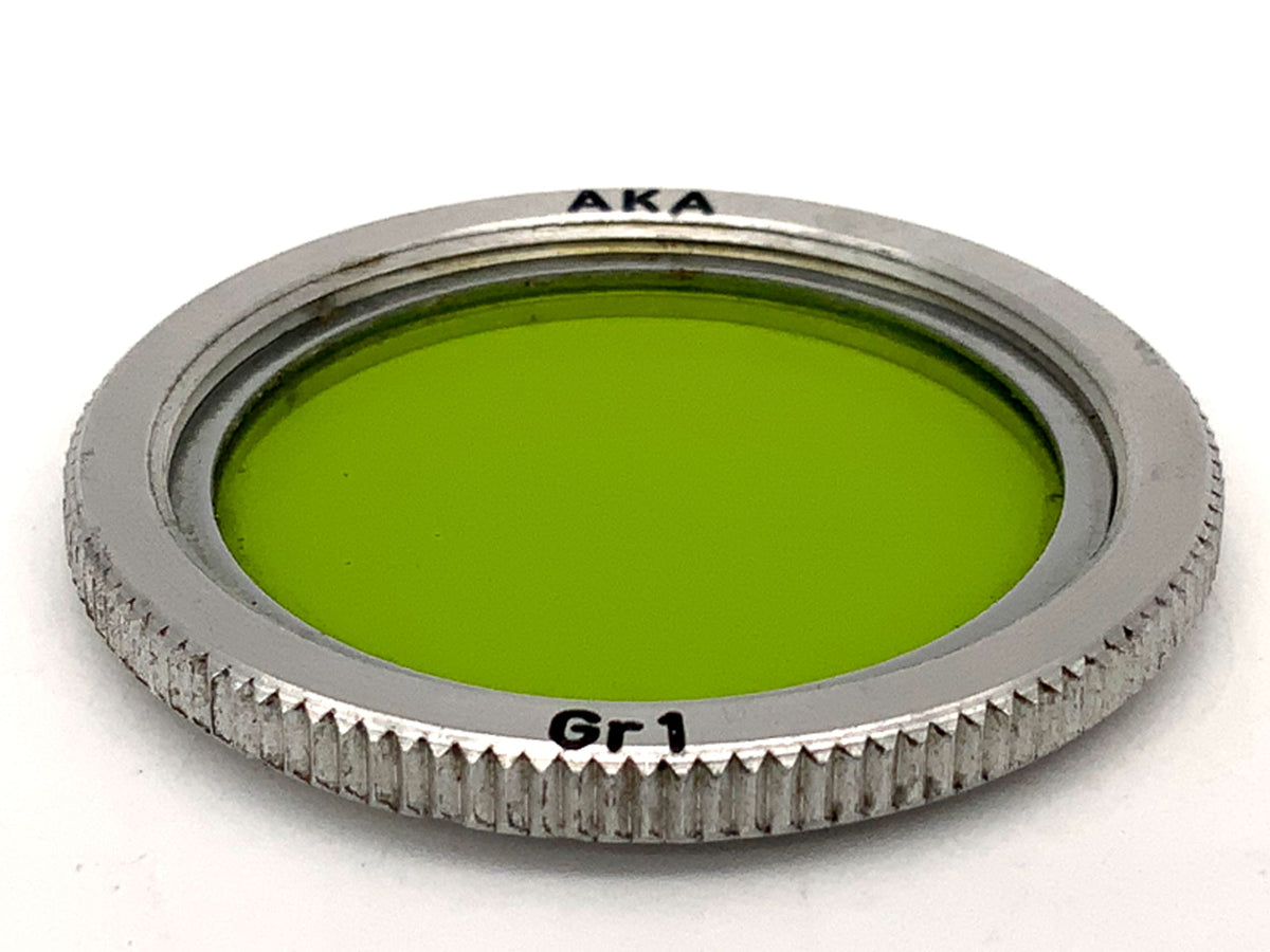 Filtre de couleur Gr1, filtre vert, filetage circulaire de 32 mm
