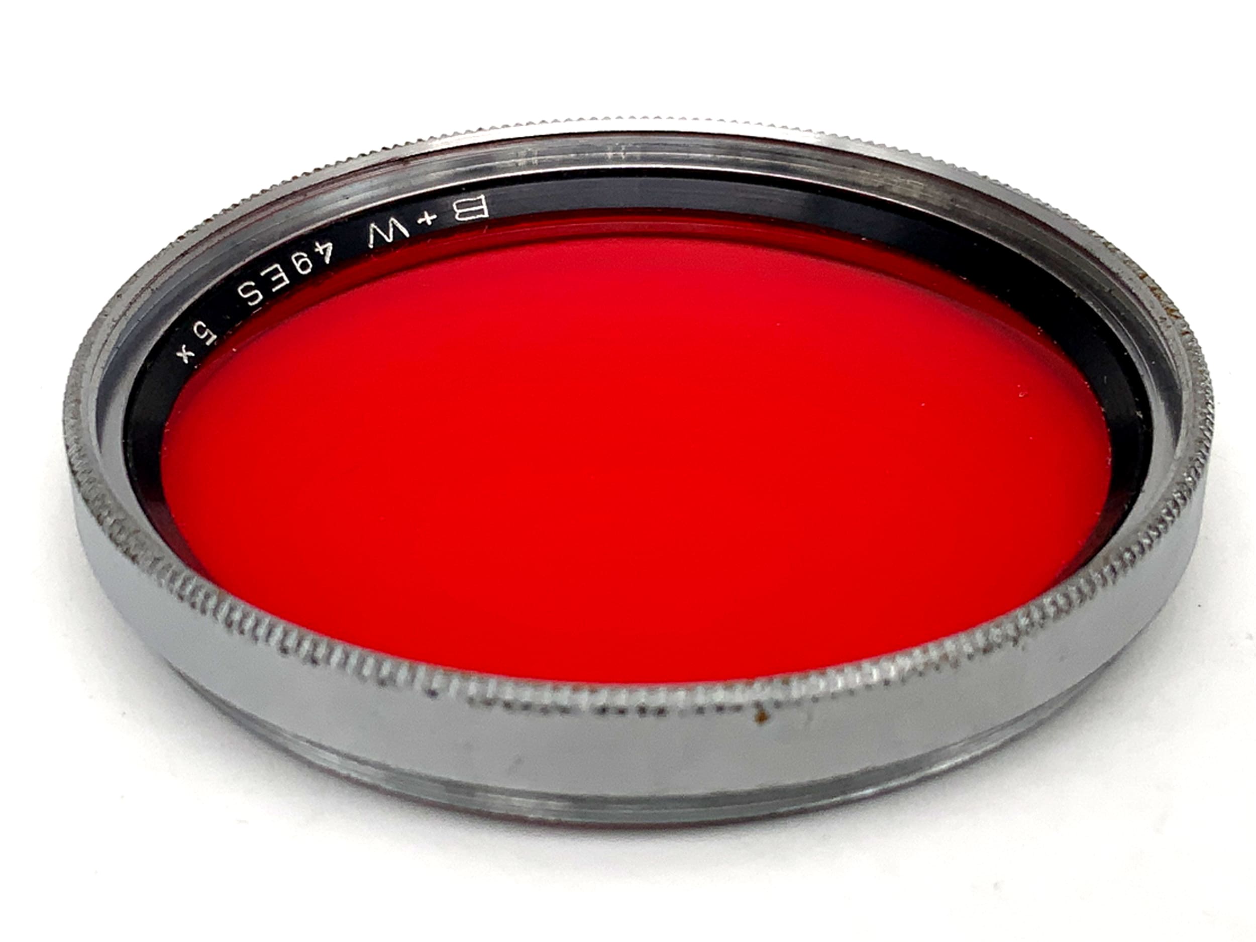 Filtre rouge B+W 49ES 5x, filetage circulaire de 49 mm