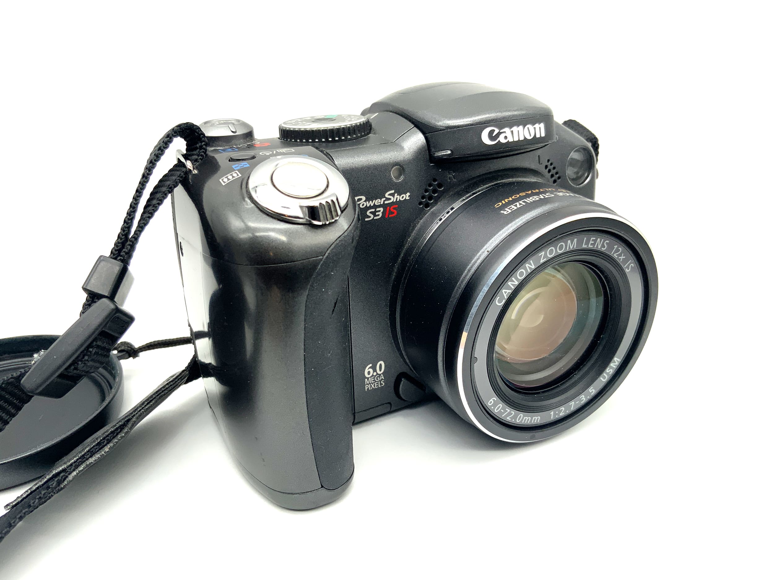 Canon PowerShot S3 IS Bridge Camera with 6-72mm 1:2.7-3.5 USM 6MP Digital Camera