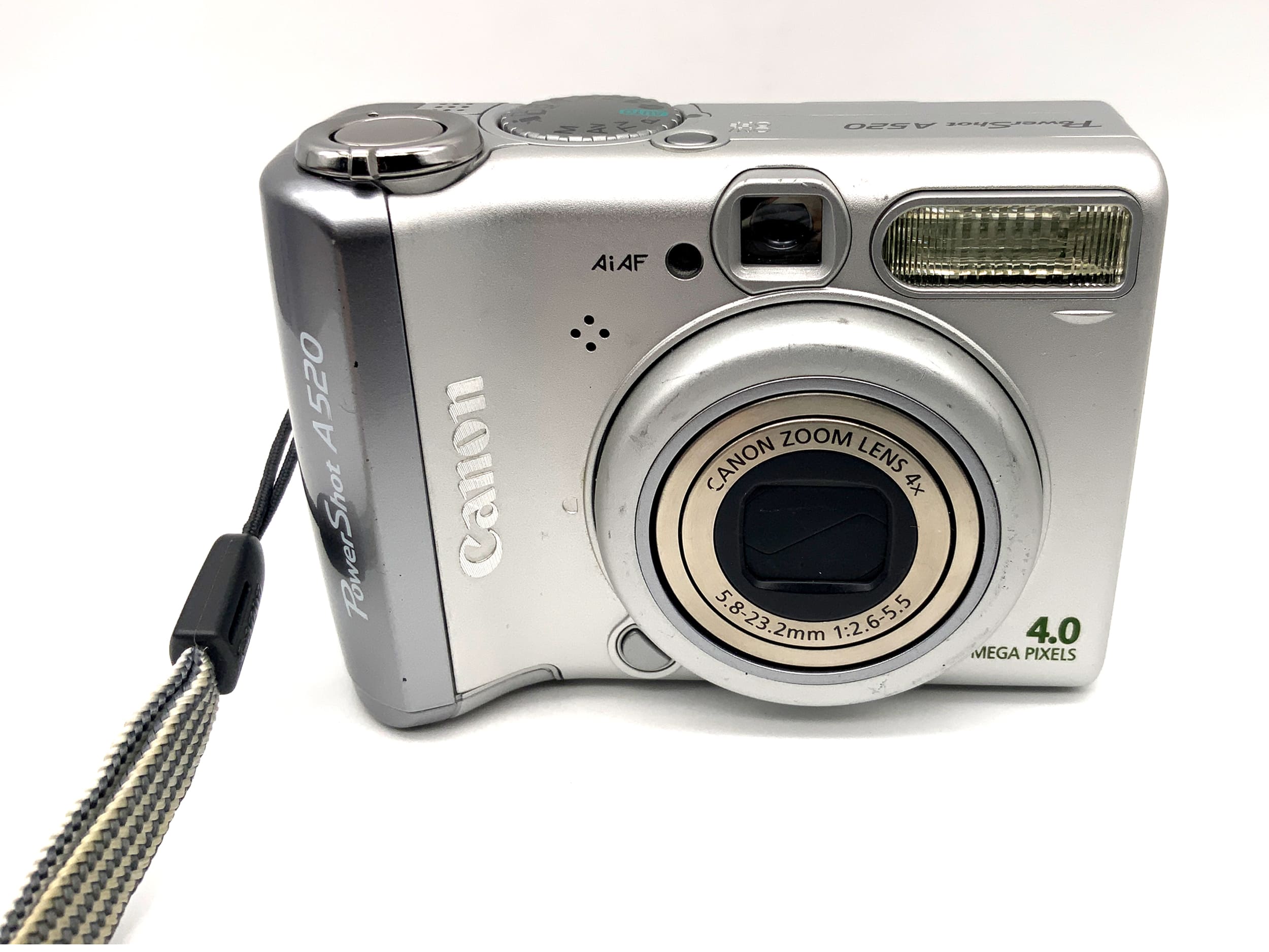 Canon PowerShot A520 Digital Compact Camera with 5.8-32.2mm 1:2.6-5.5 4MP