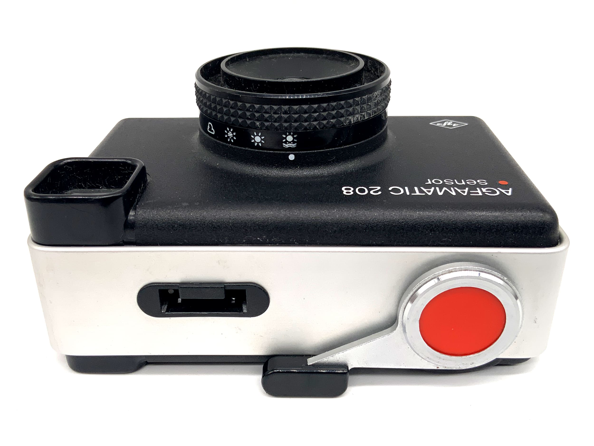 Agfa Agfamatic 208 Sensor Sucherkamera mit Color Agnar Parator Analogkamera