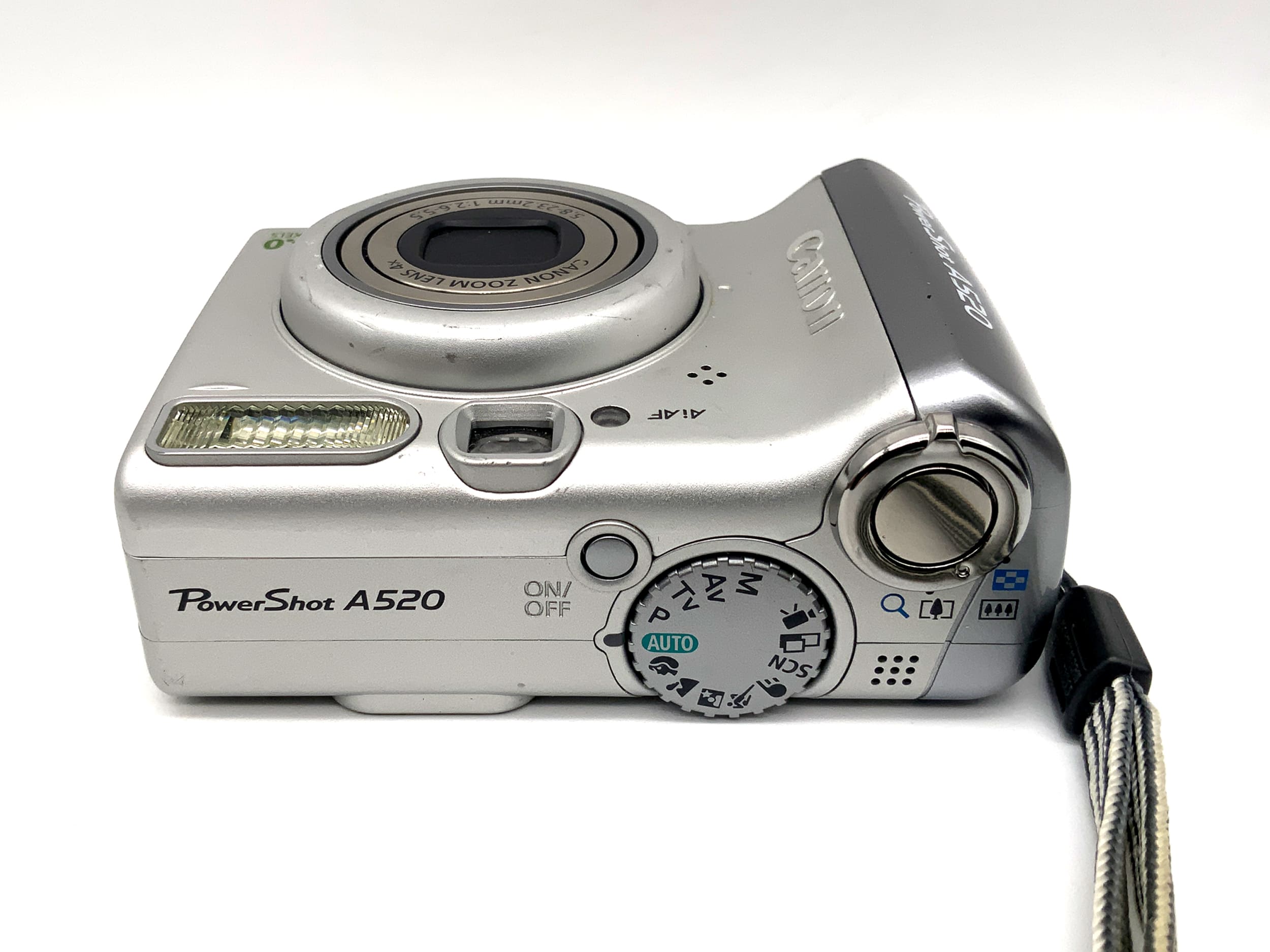 Canon PowerShot A520 Digital Compact Camera with 5.8-32.2mm 1:2.6-5.5 4MP