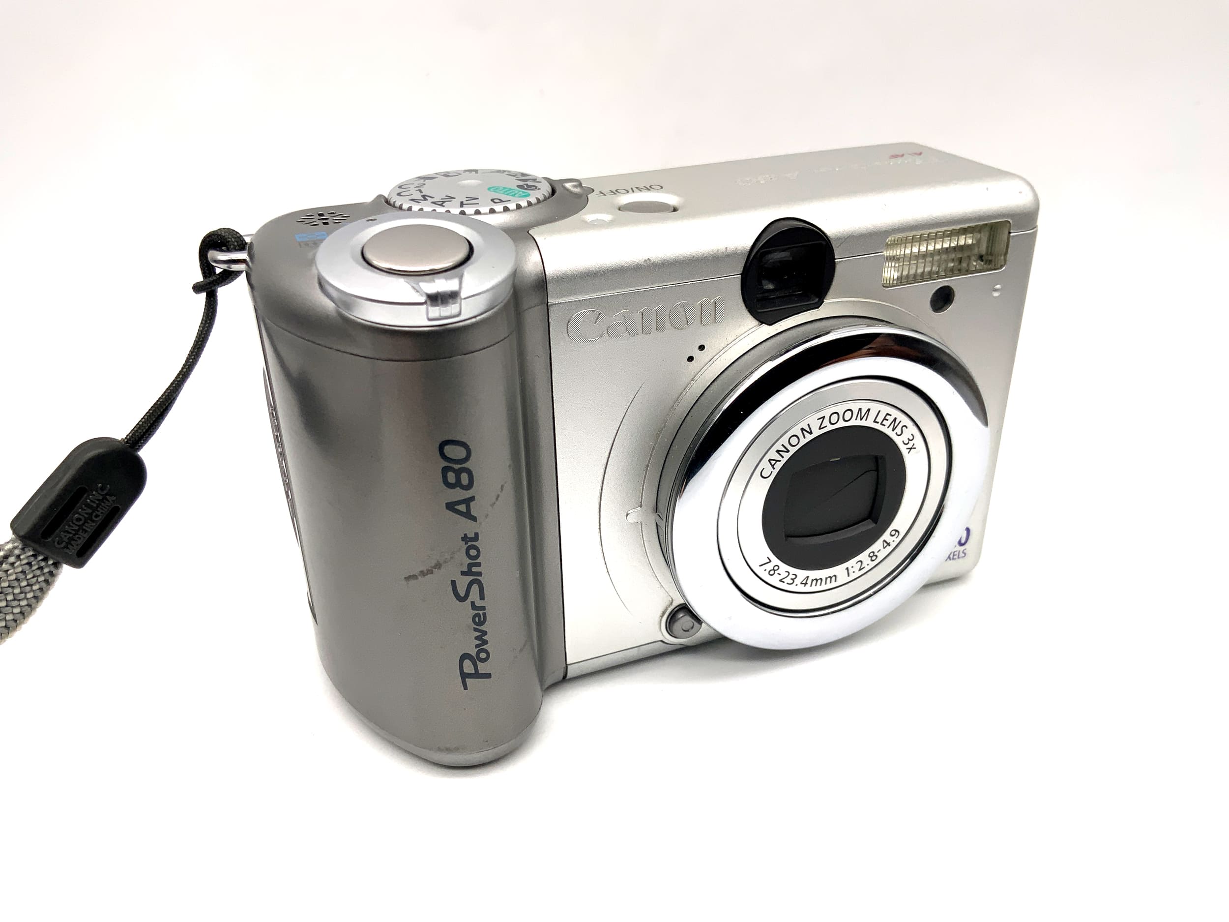 Canon PowerShot A80 Digital Compact Camera with 7.8-23.4mm 1:2.8-4.9 4MP