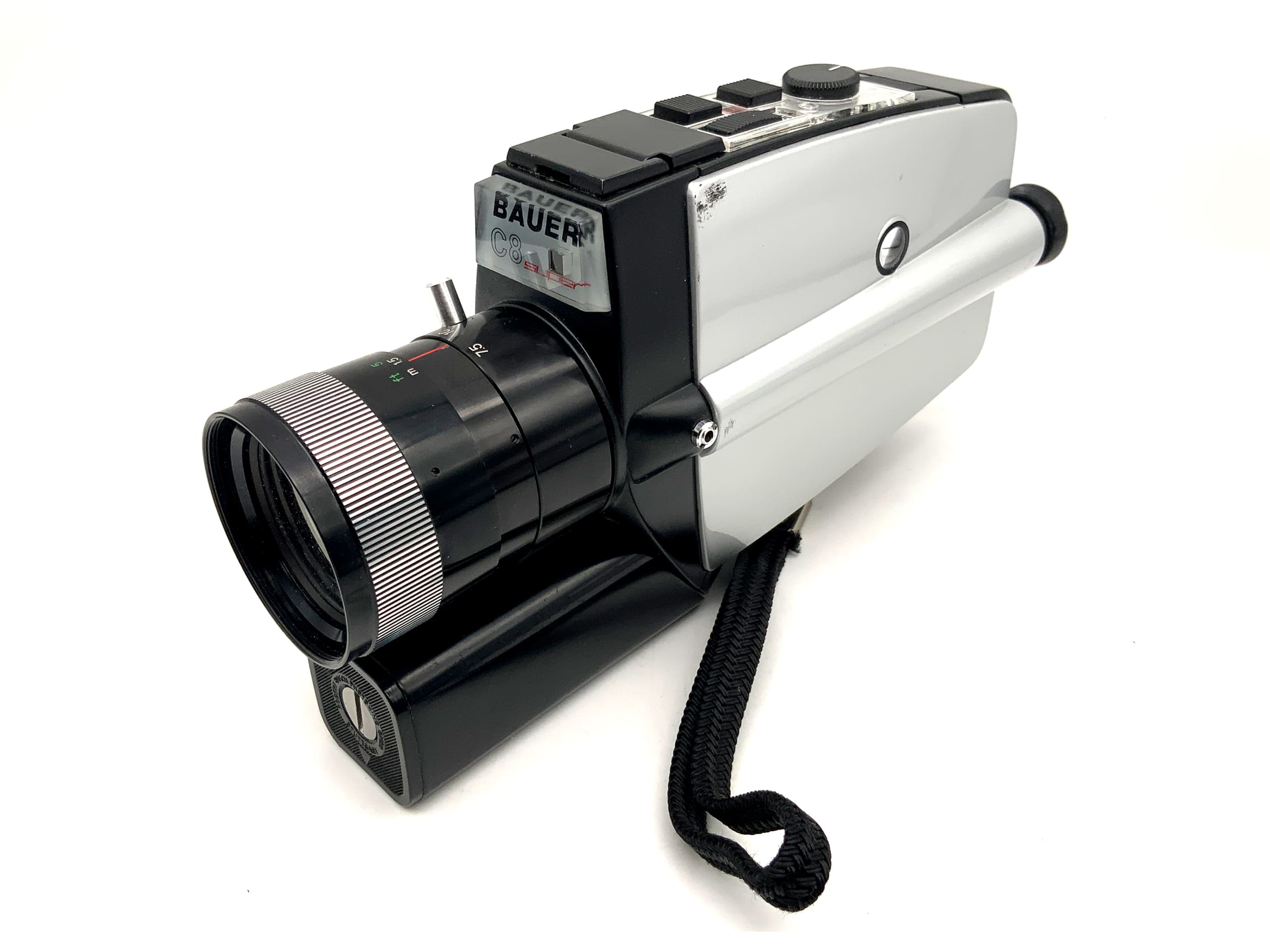 Caméra Bauer C8 Super avec objectif Neovaron 1:1.8 7,5-60 mm Super 8