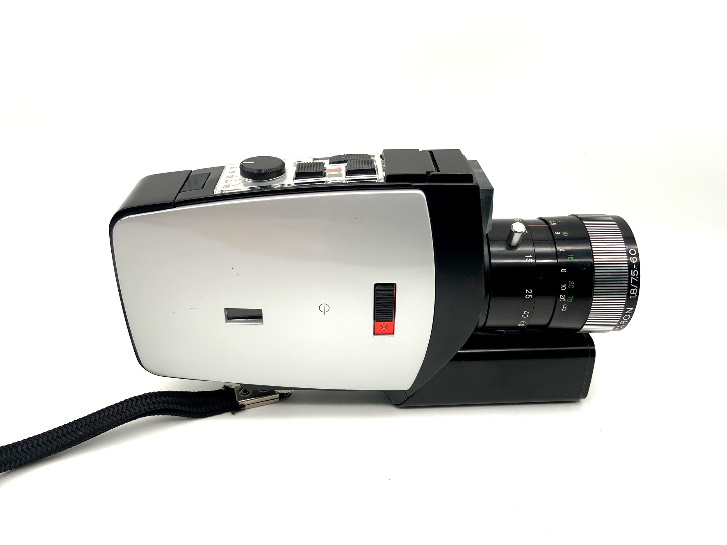 Bauer C8 Super film camera with Neovaron 1:1.8 7.5-60mm Super 8