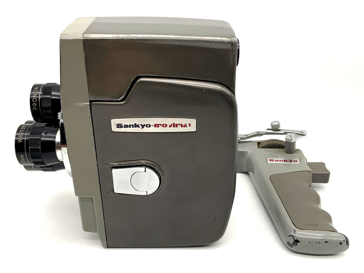 Sankyo Movimat film camera with Pronon 6.5mm 13mm 25mm Super 8
