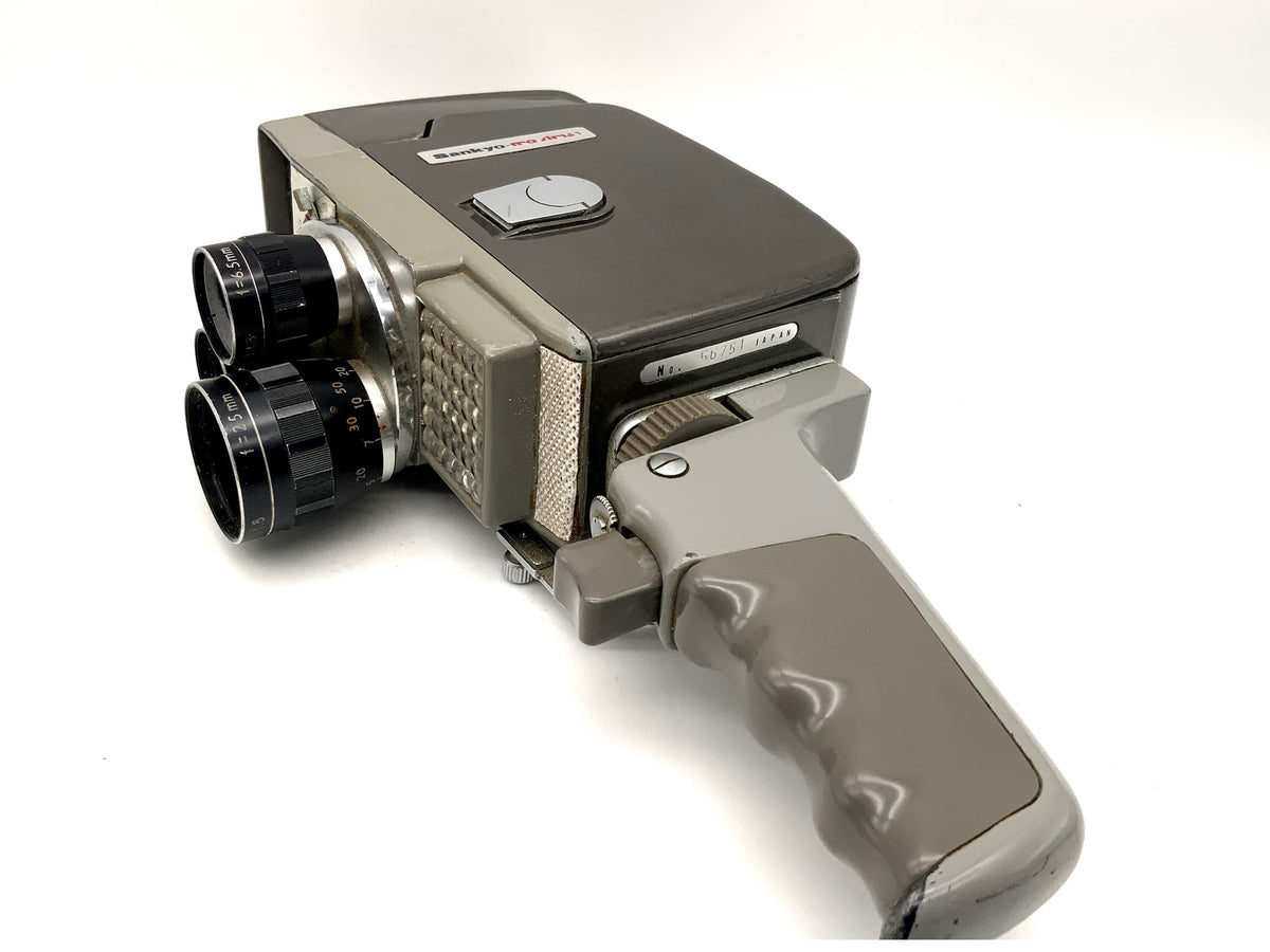 Sankyo Movimat film camera with Pronon 6.5mm 13mm 25mm Super 8