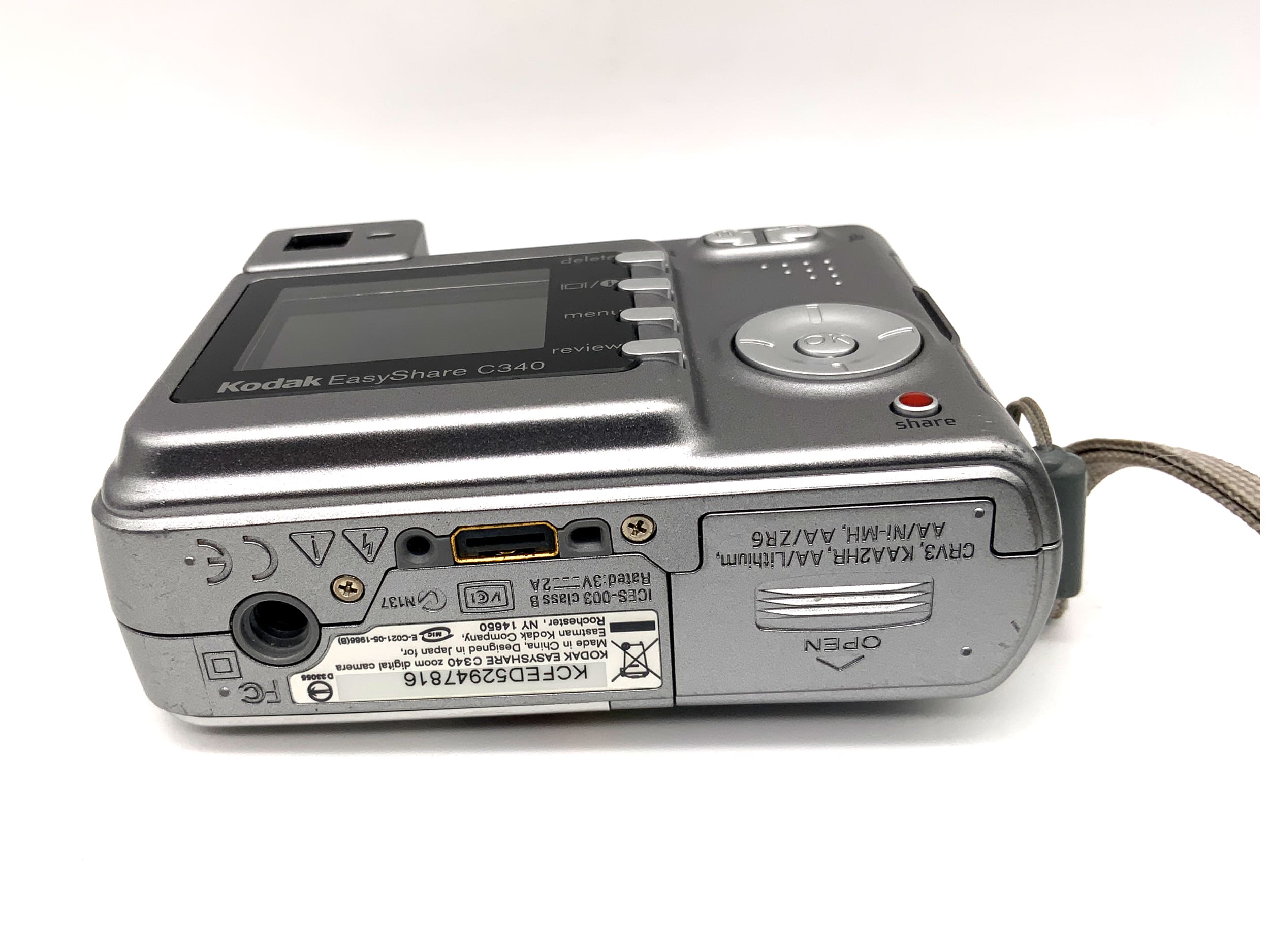 Kodak EasyShare C340 Digital Compact Camera with Retinar 34-102mm 5MP