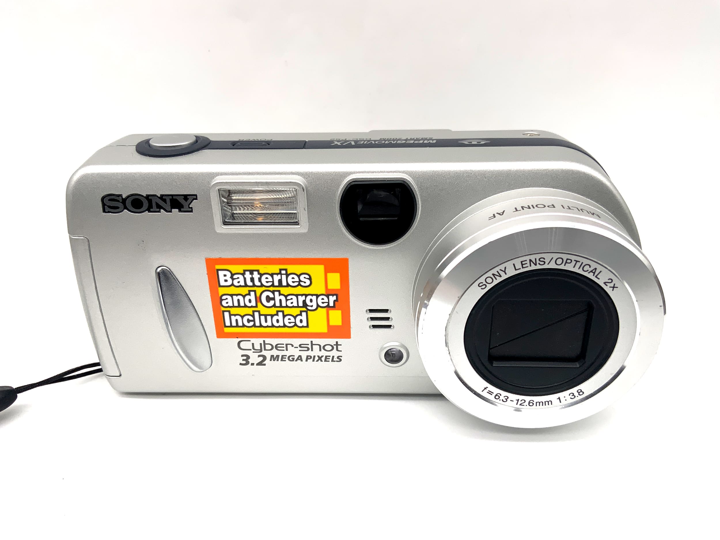 Sony Cyber-Shot DSC-P52 Digital Compact Camera with 6.3-12.6 1:3.8 3.2MP