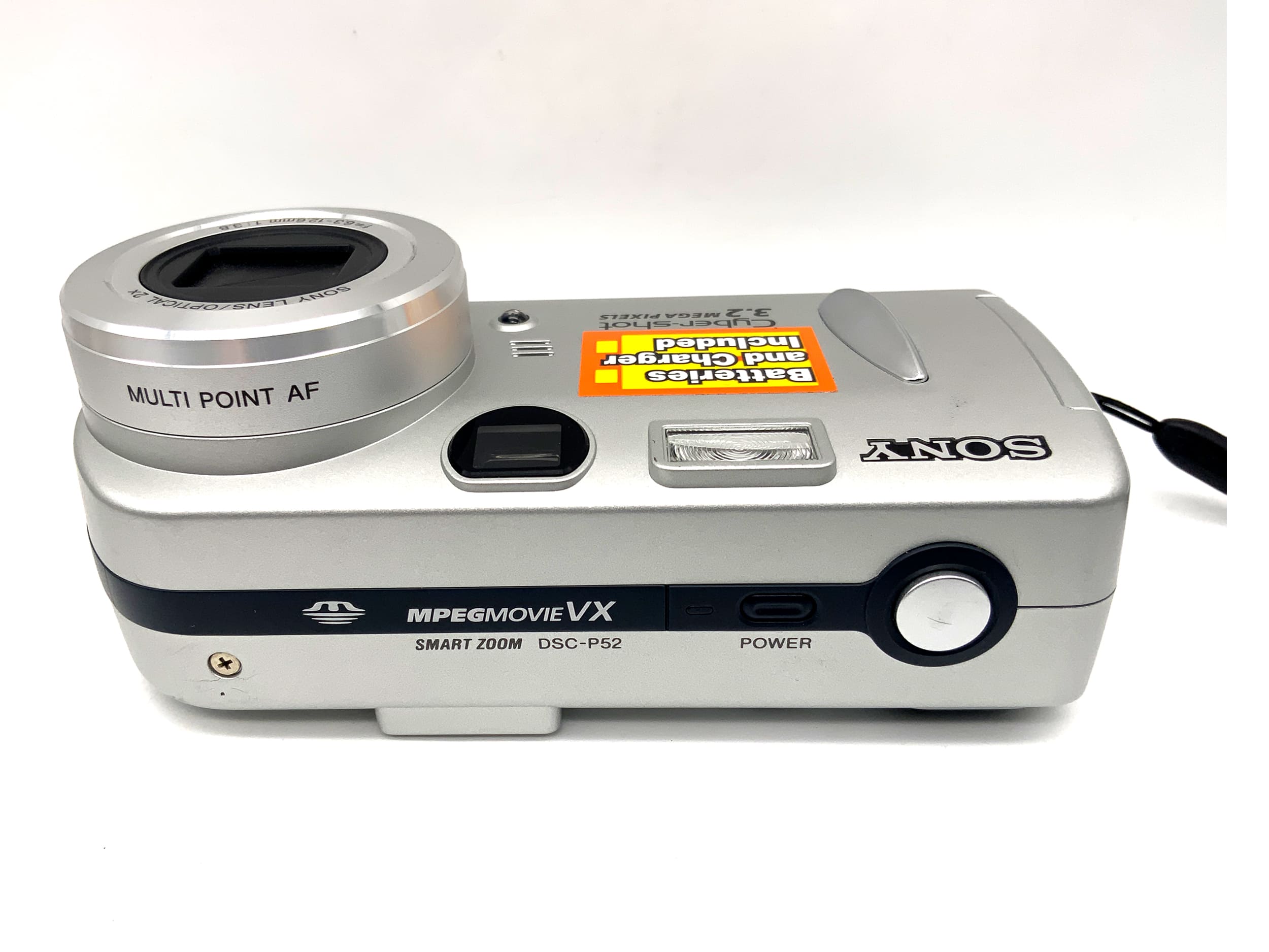 Sony Cyber-Shot DSC-P52 Digital Compact Camera with 6.3-12.6 1:3.8 3.2MP