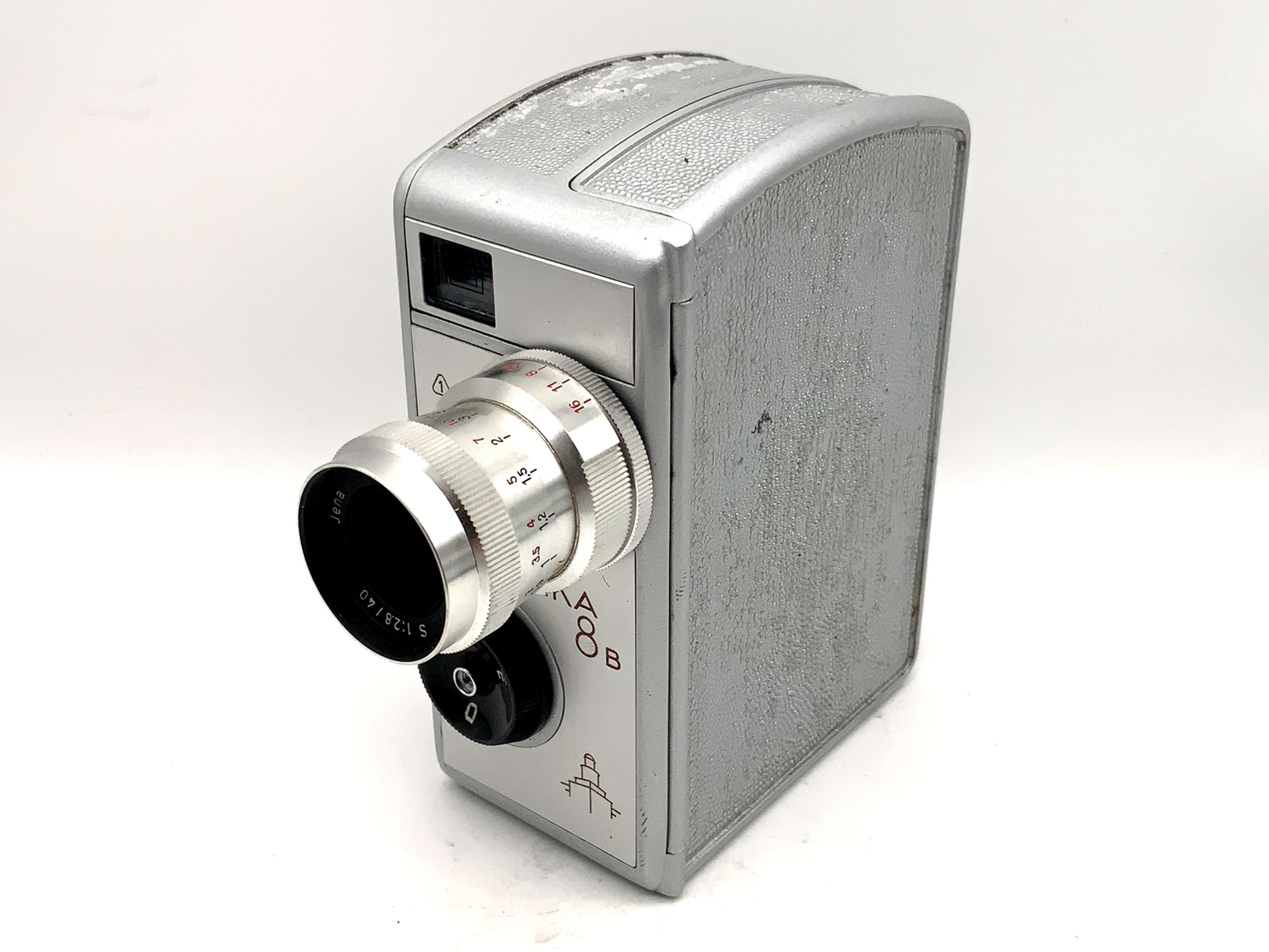 Caméra cinéma Pentacon Pentaka 8B avec objectif double 8 mm Carl Zeiss Sonnar 1:2.8/40 mm